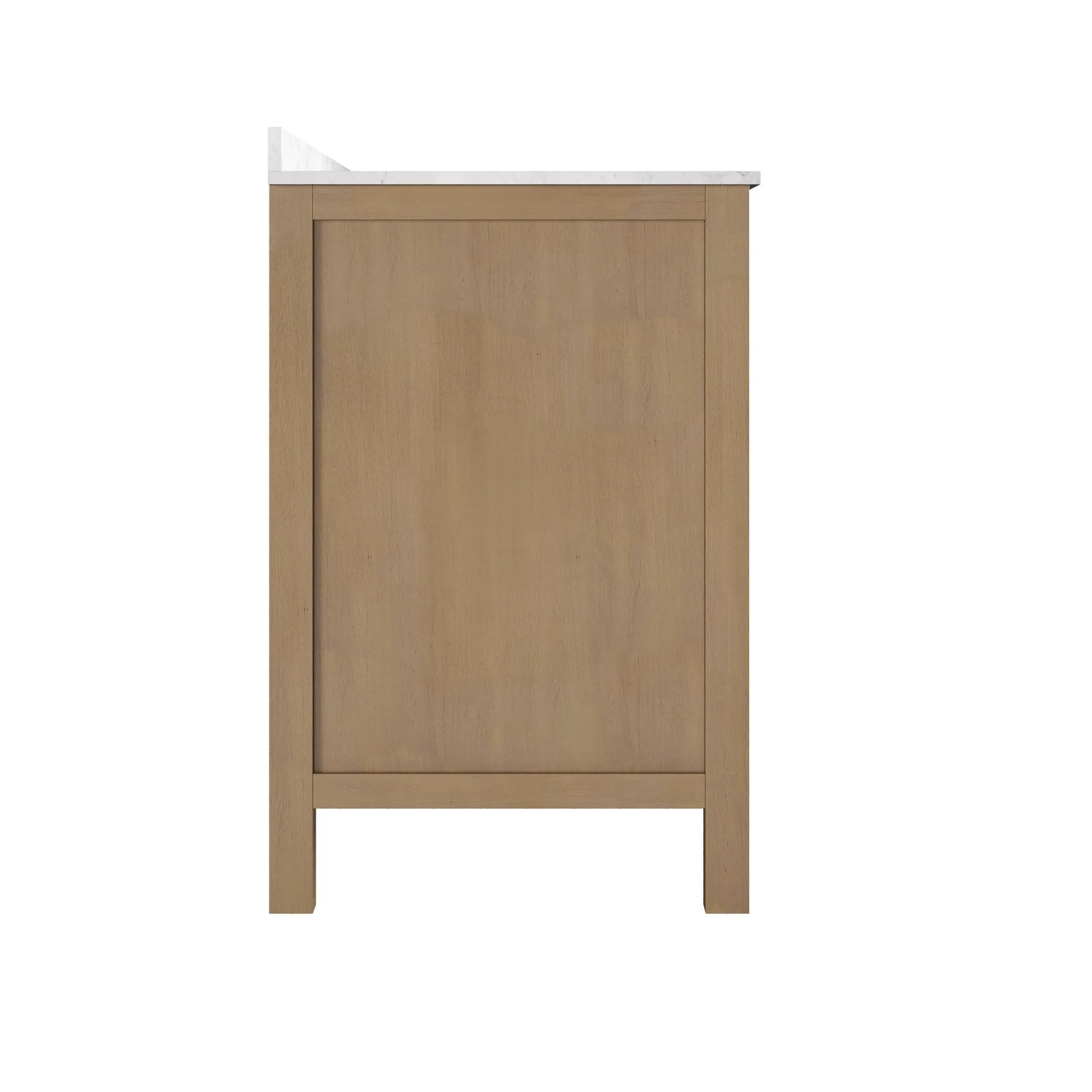 60" Pre-assembled Bathroom Vanity, with Soft Closing and Splash Guard, Natural Wood Color - Image 16