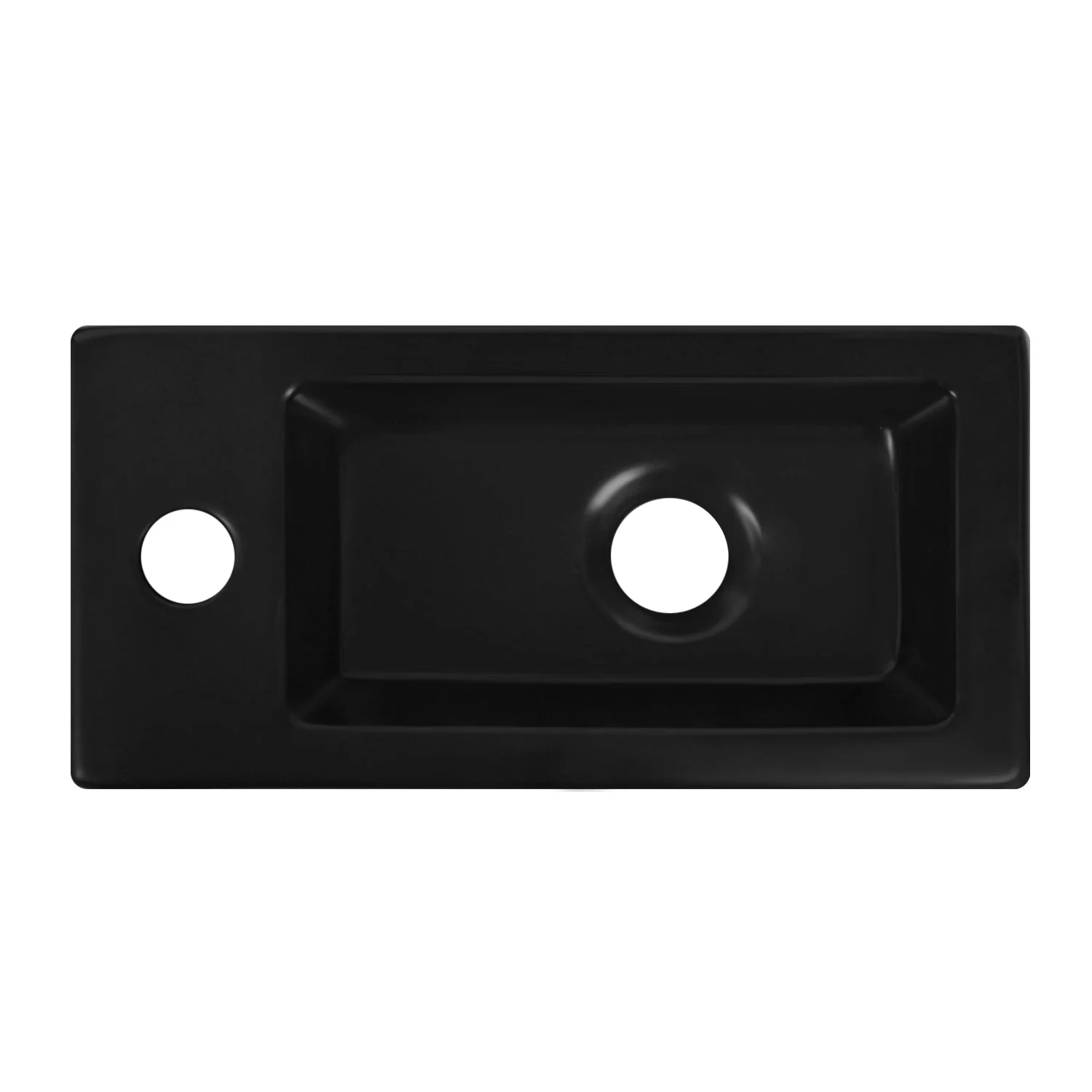 DeerValley DV-1V081L Wall Mounted Sinks Glossy Ceramic Wall Faucet Ready - Image 14