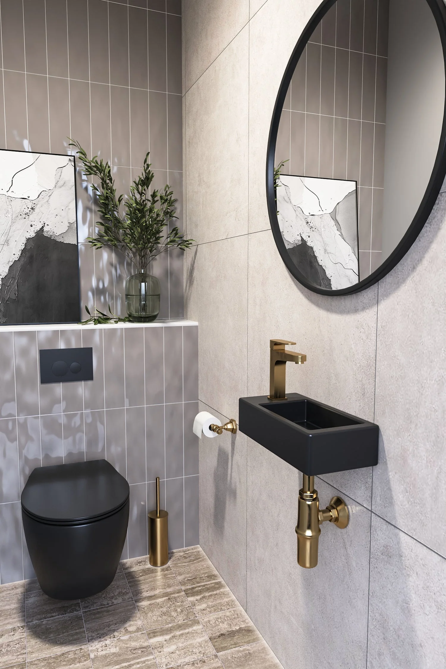 DeerValley DV-1V081L Wall Mounted Sinks Glossy Ceramic Wall Faucet Ready - Image 17