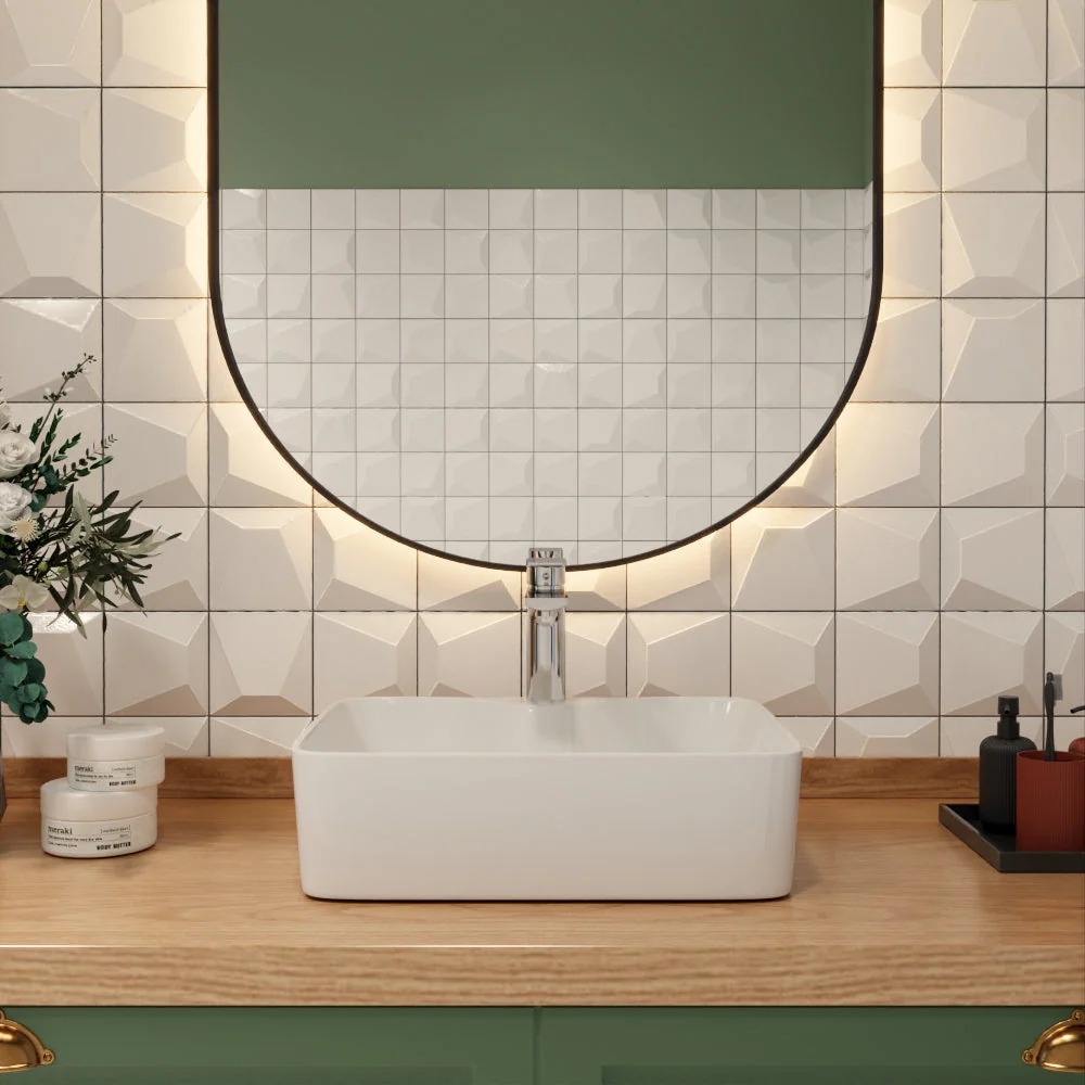 DeerValley DV-1V031 Vessel Sinks Durable Ceramic Easy Install Scratch-Resistant - Image 24