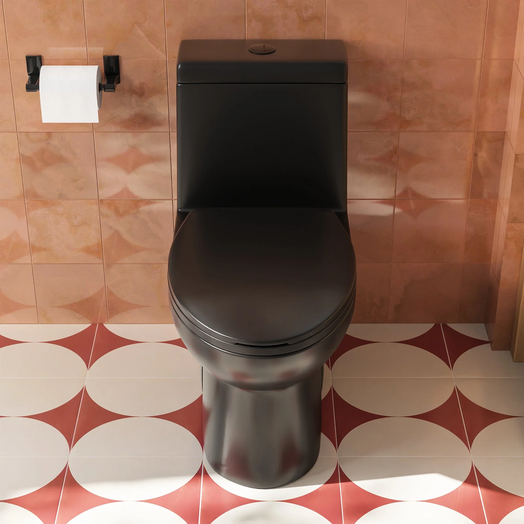 DeerValley DV-1F52816 One-piece Toilets Space-Saving Round Bowl Quiet Soft-Close - Image 17