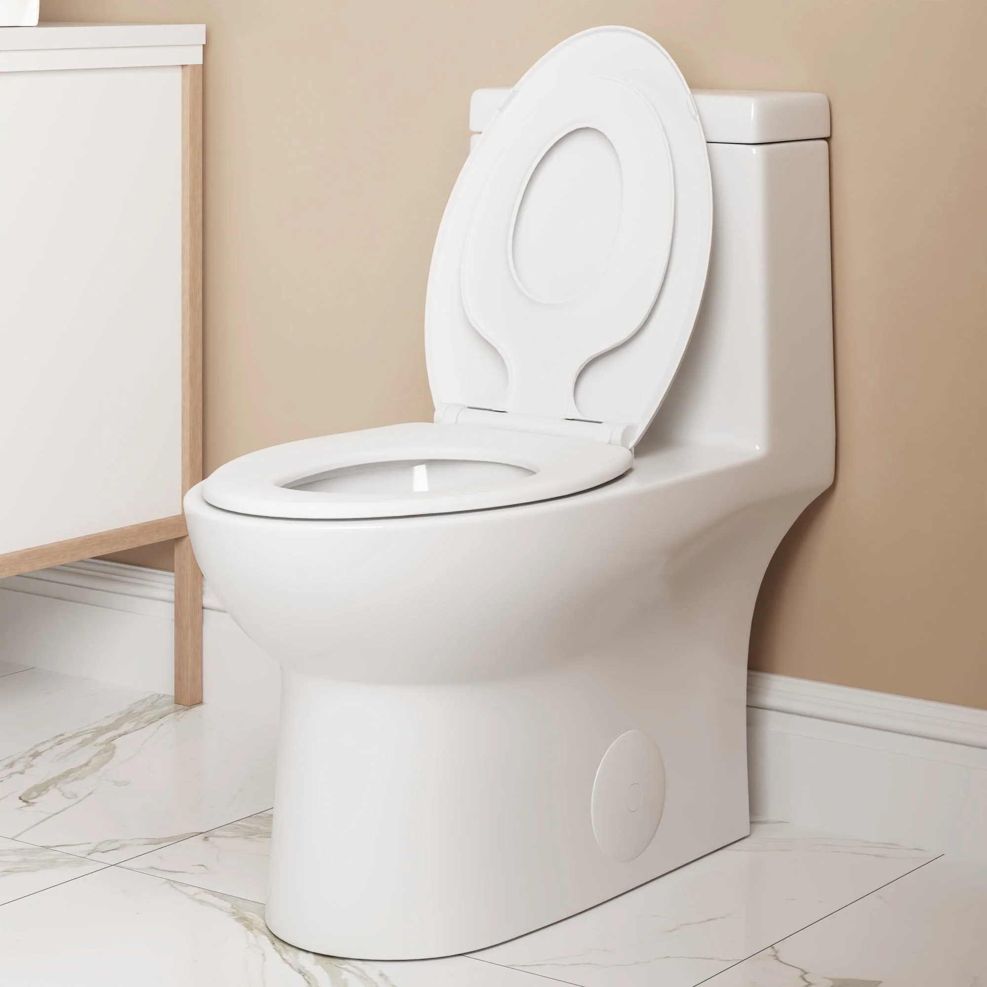 DeerValley DV-1F52816 One-piece Toilets Space-Saving Round Bowl Quiet Soft-Close - Image 19