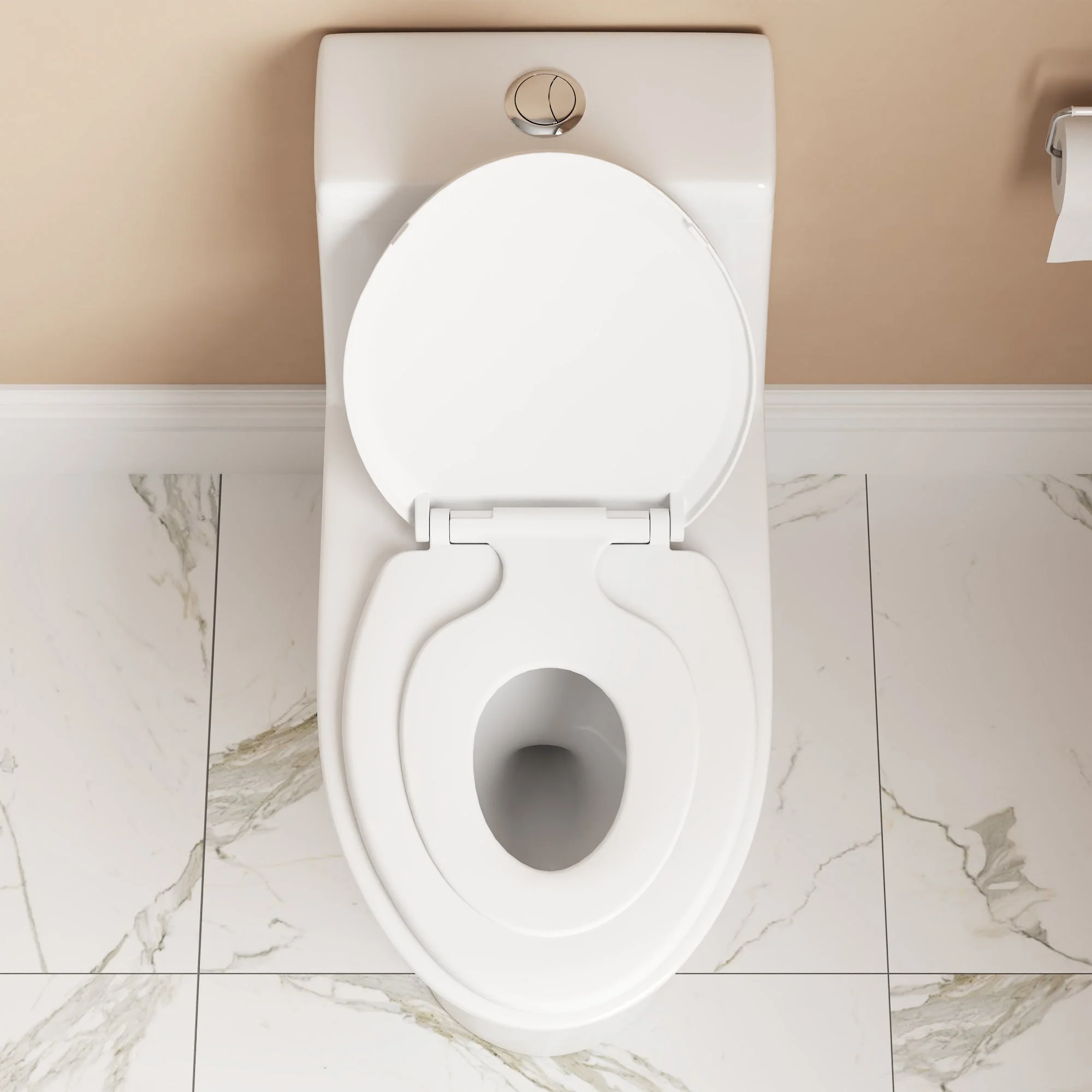 DeerValley DV-1F52816 One-piece Toilets Space-Saving Round Bowl Quiet Soft-Close - Image 23