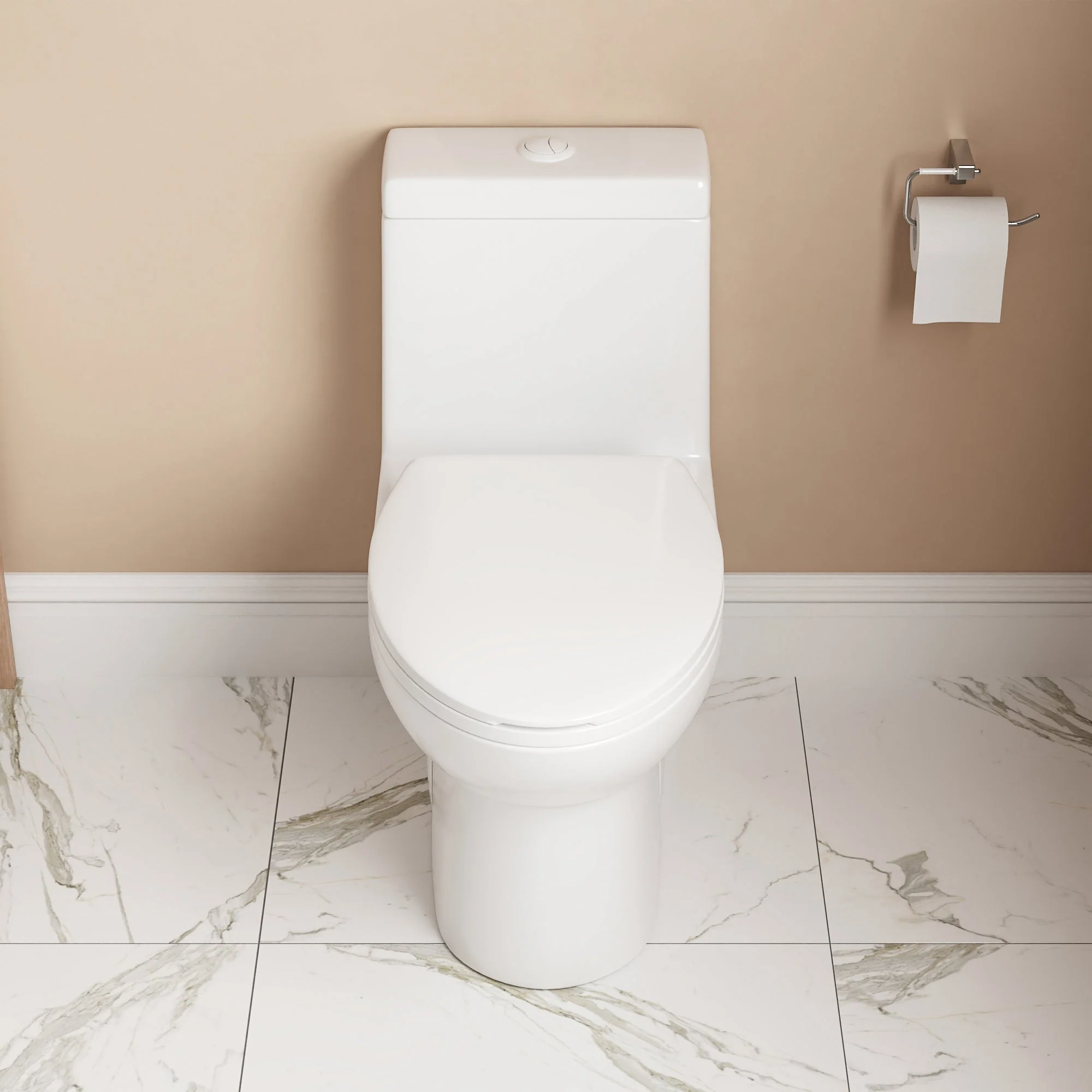 DeerValley DV-1F52816 One-piece Toilets Space-Saving Round Bowl Quiet Soft-Close - Image 27