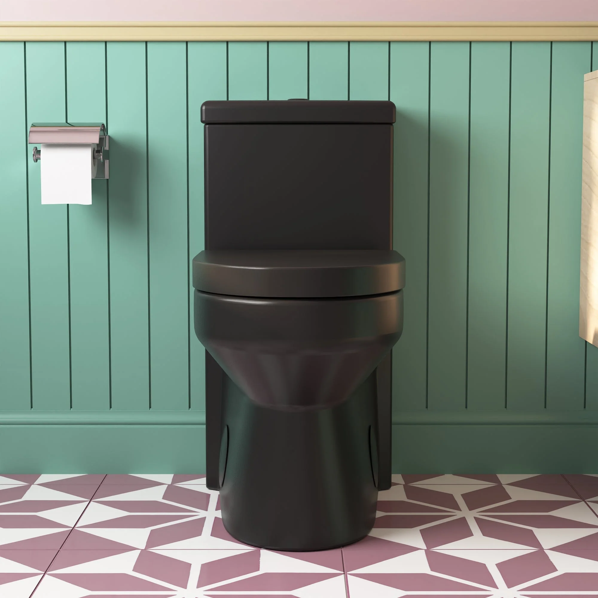DeerValley DV-1F52812 Compact One-Piece Toilet Efficient Dual Flush & Quiet Seat - Image 12