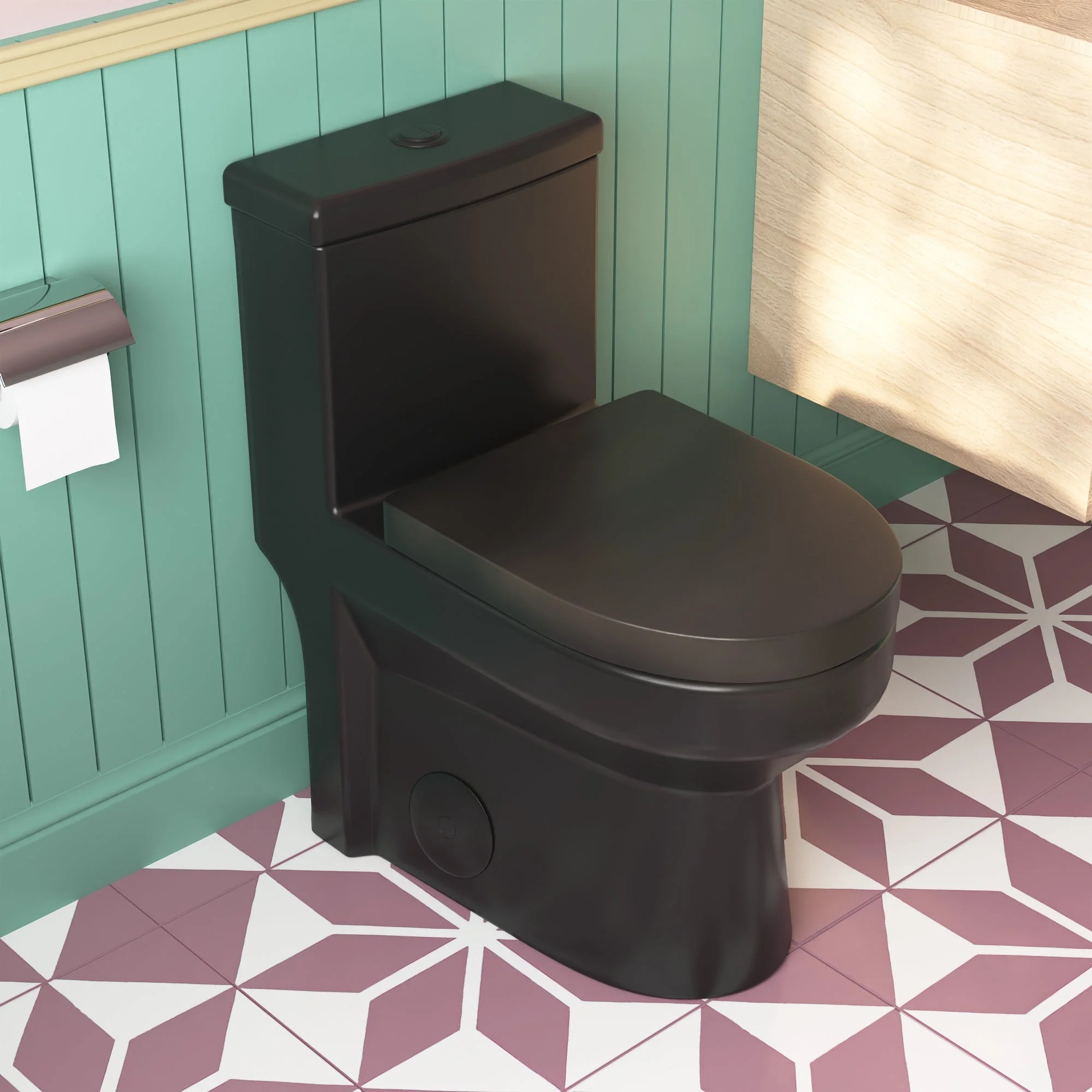 DeerValley DV-1F52812 Compact One-Piece Toilet Efficient Dual Flush & Quiet Seat - Image 15