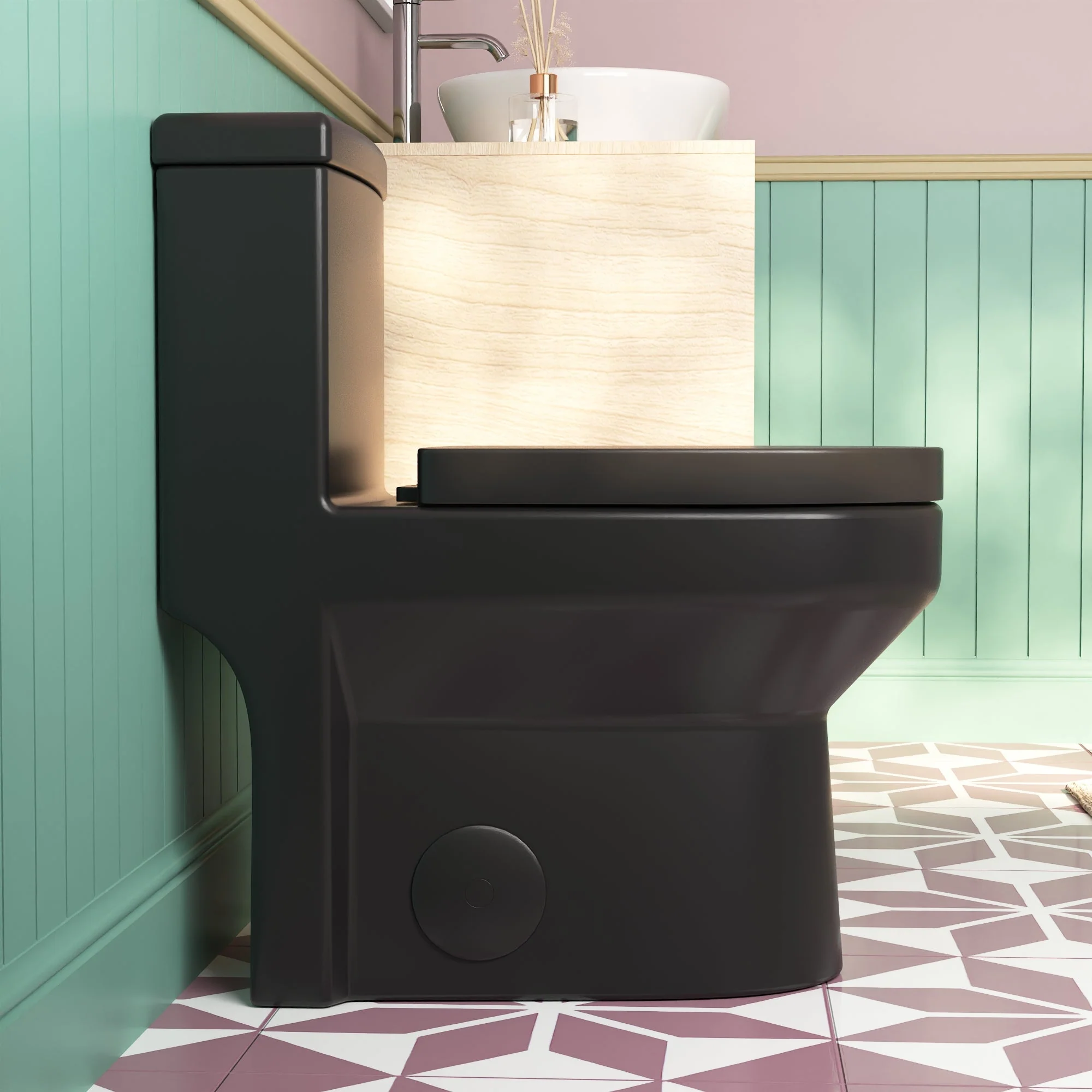 DeerValley DV-1F52812 Compact One-Piece Toilet Efficient Dual Flush & Quiet Seat - Image 16