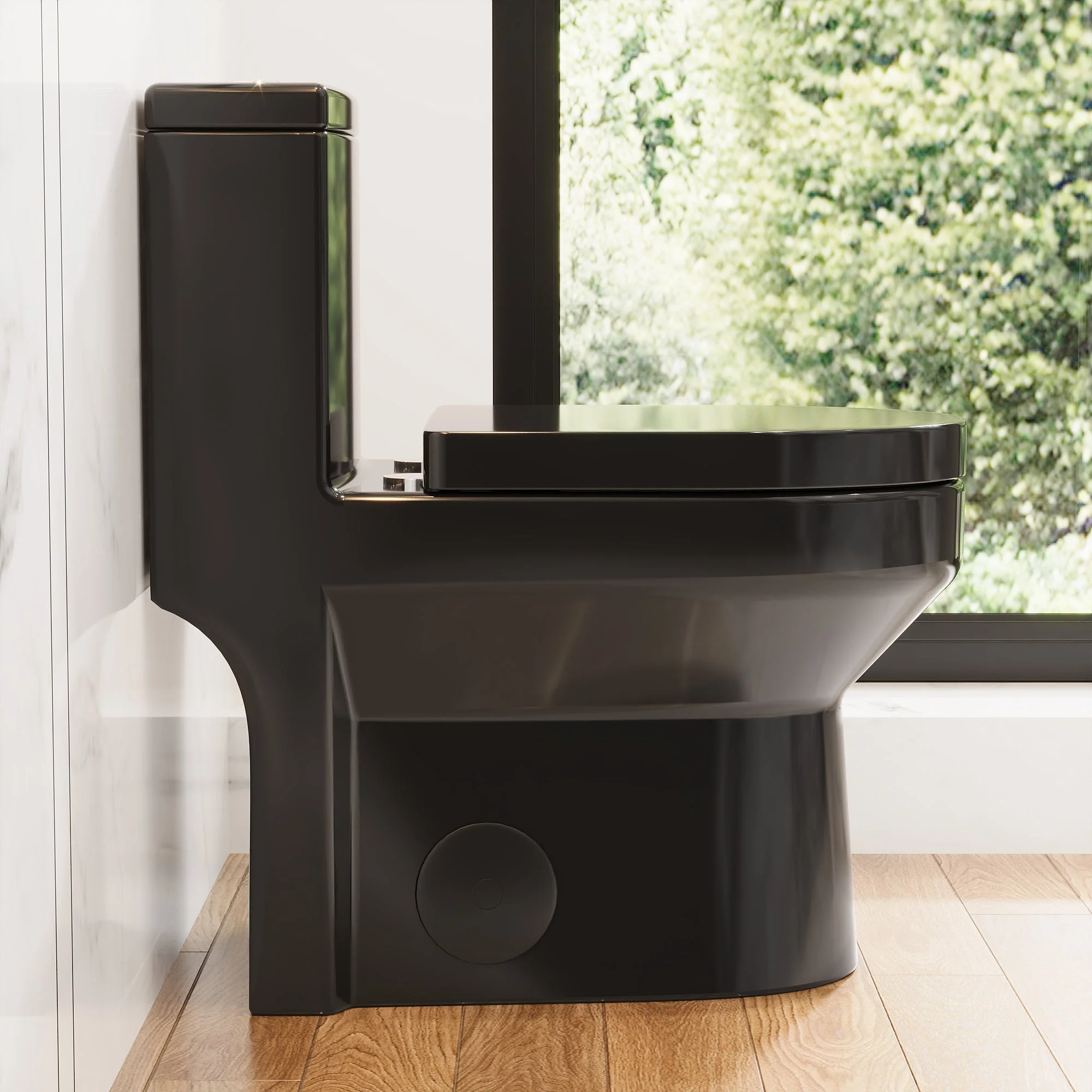 DeerValley DV-1F52812 Compact One-Piece Toilet Efficient Dual Flush & Quiet Seat - Image 22