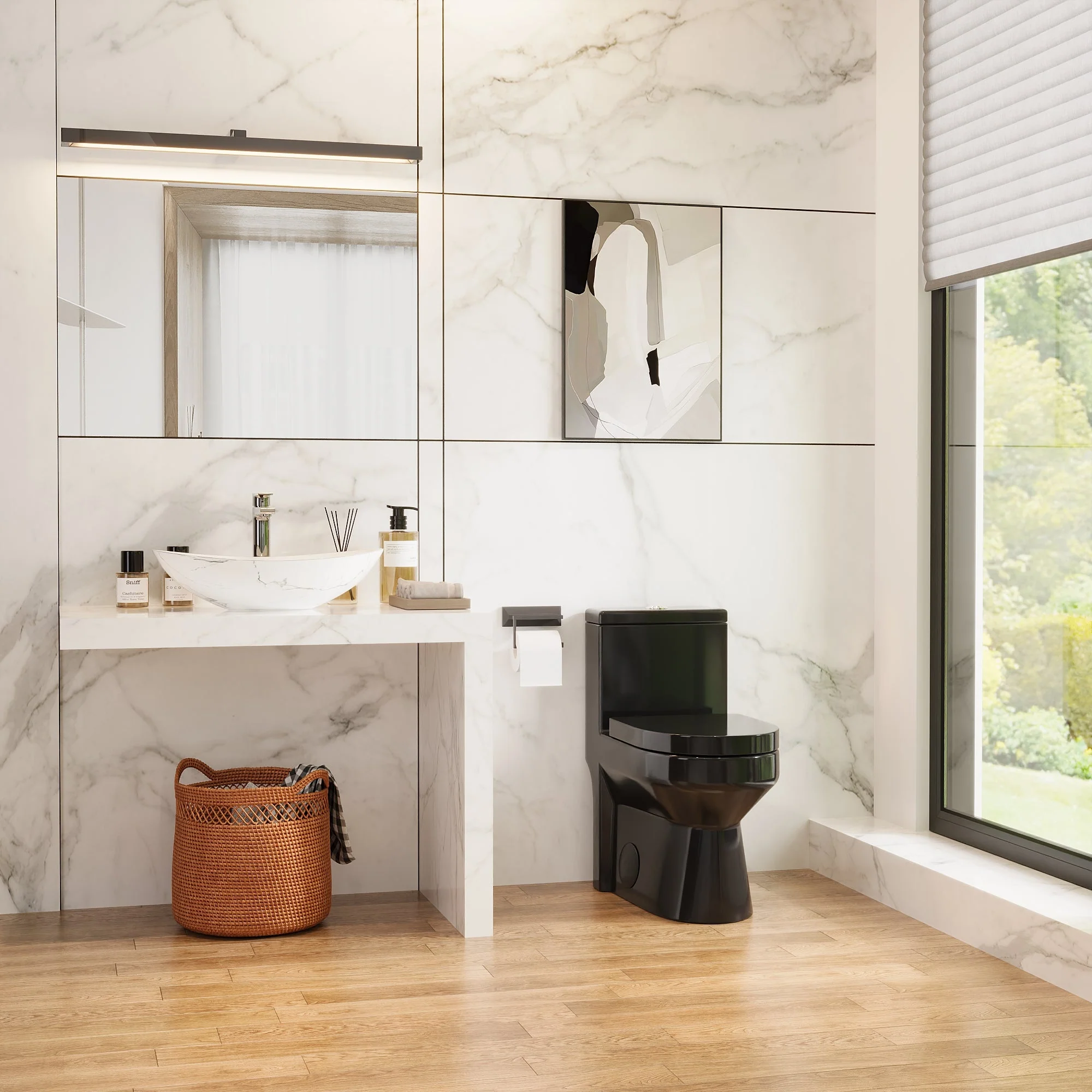 DeerValley DV-1F52812 Compact One-Piece Toilet Efficient Dual Flush & Quiet Seat - Image 23
