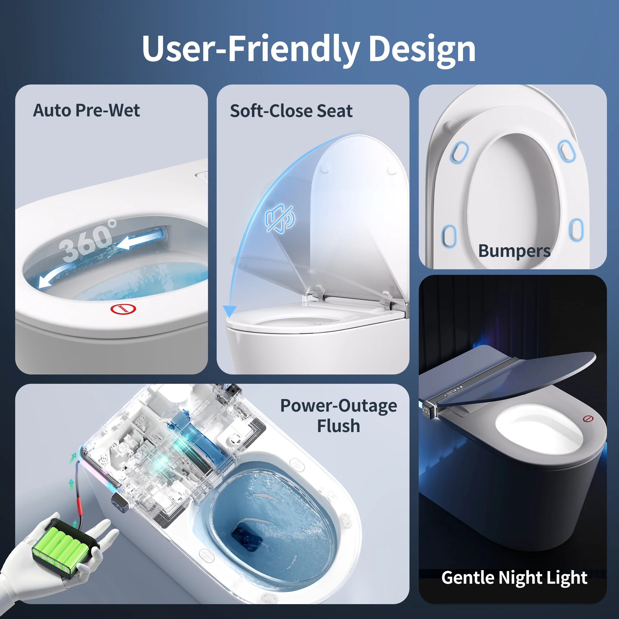 DeerValley DV-1S0360-V3 ADA Smart Toilet with Foam Shield & All-Season Comfort - Image 12
