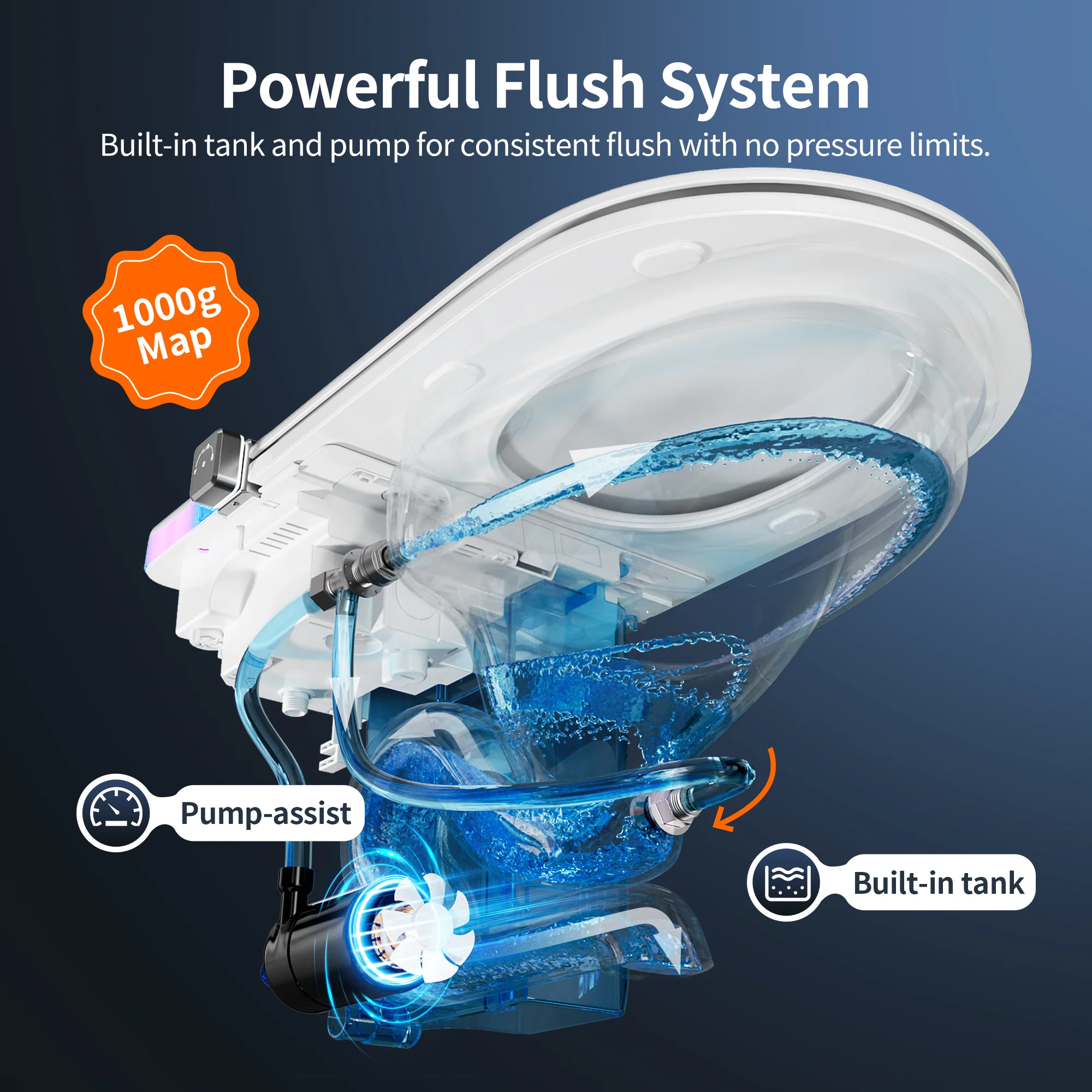 DeerValley DV-1S0360-V3 ADA Smart Toilet with Foam Shield & All-Season Comfort - Image 13