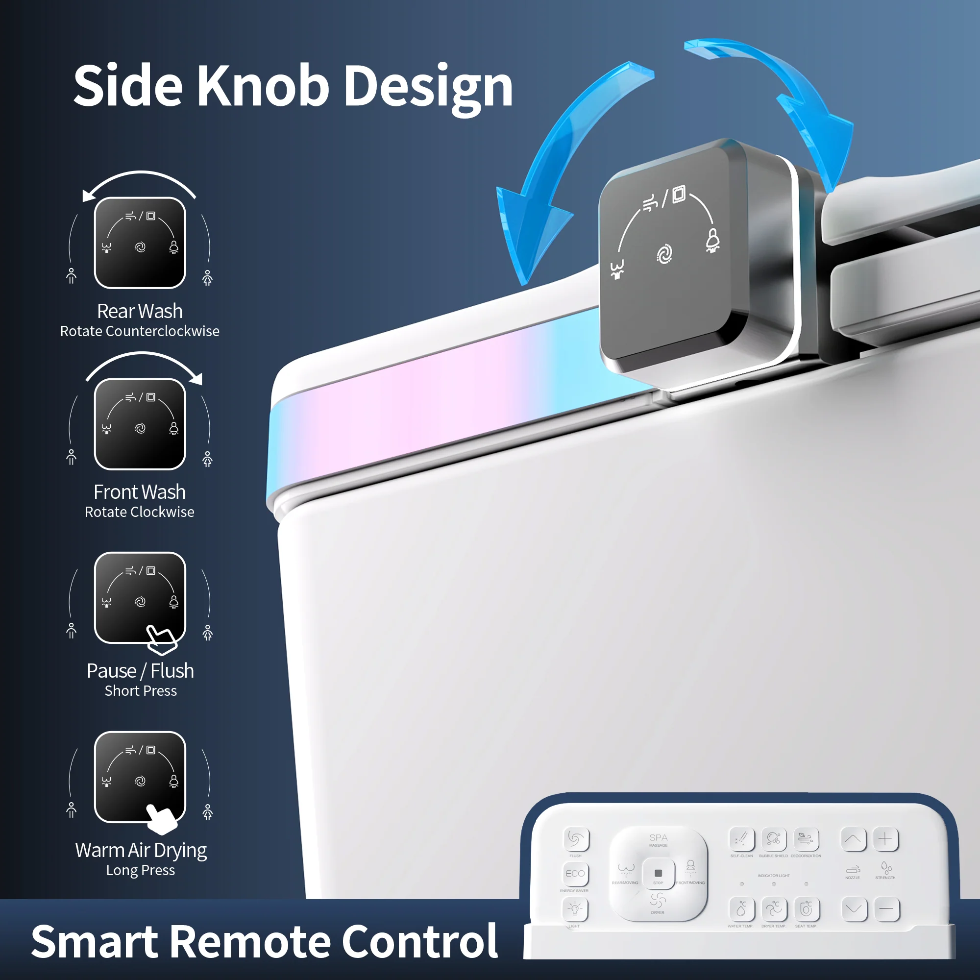 DeerValley DV-1S0360-V3 ADA Smart Toilet with Foam Shield & All-Season Comfort - Image 2