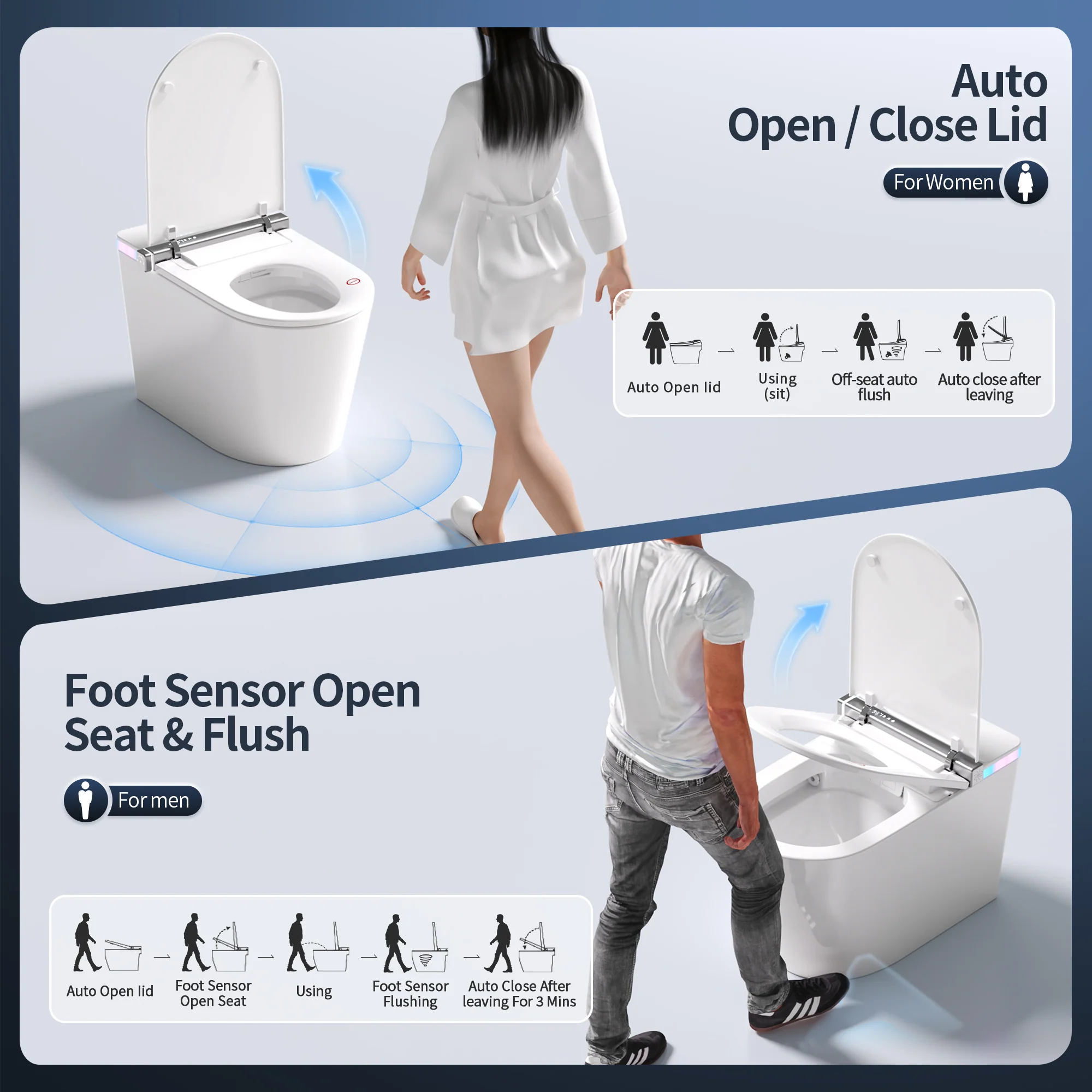 DeerValley DV-1S0360-V3 ADA Smart Toilet with Foam Shield & All-Season Comfort - Image 6