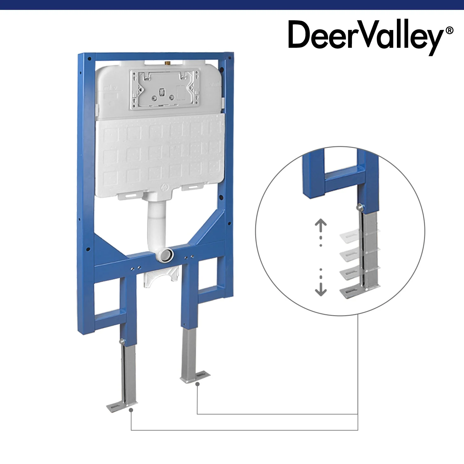 DeerValley Concealed In-Wall Toilet Tank(Fit With DV-1F0069/DV-1F0070),DV-1C0087 - Image 6