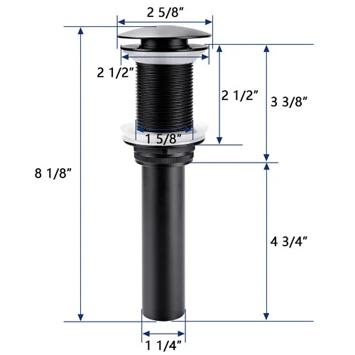 DeerValley DV-1D301 Pop-Up Bathroom Sink Drain - Image 3