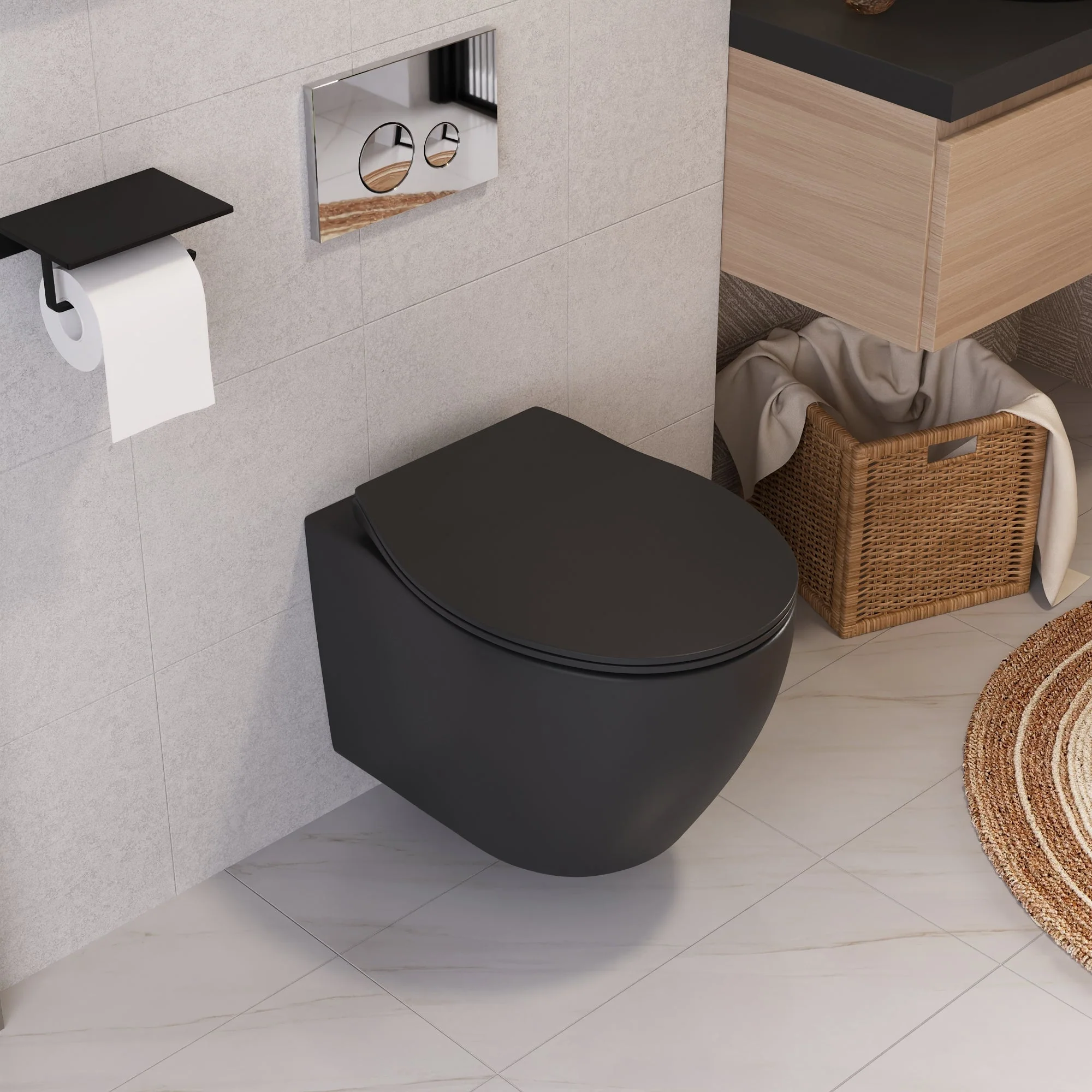 DeerValley DV-1F0069 Wall-hung Toilets Compact Siphon Flush - Image 11