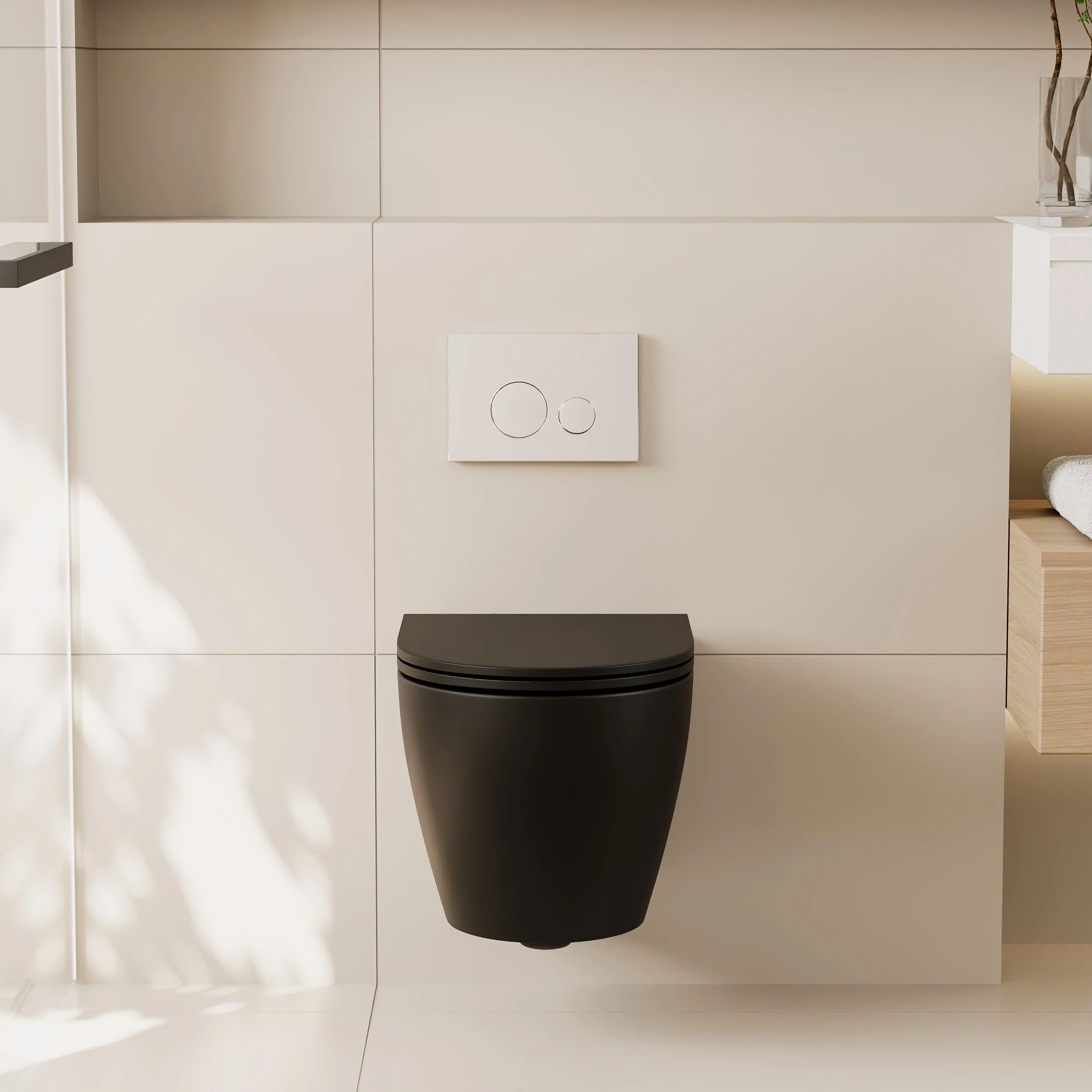 DeerValley DV-1F0070 Wall-hung Toilets Quiet Siphon Flush Quick-Release Seat - Image 11