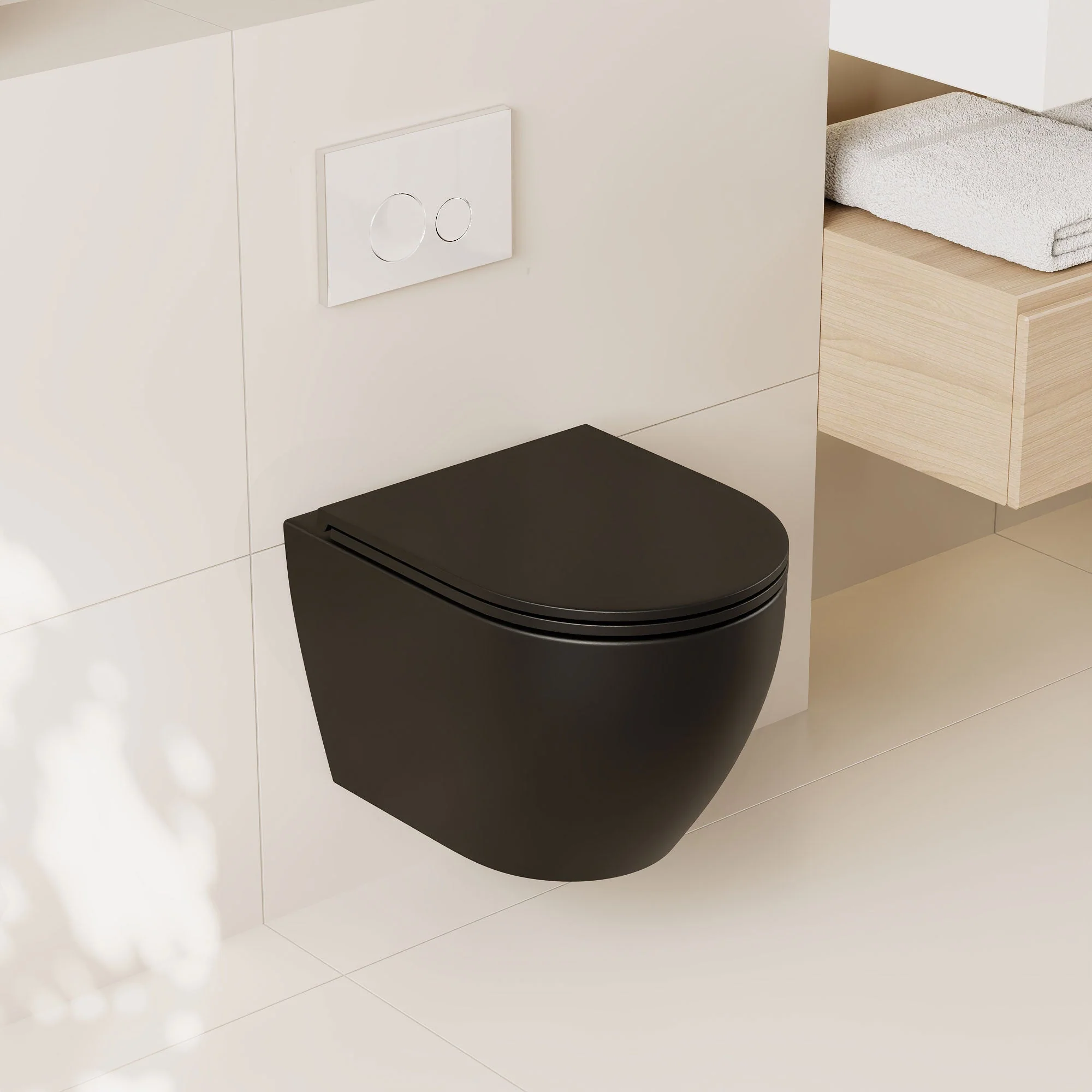 DeerValley DV-1F0070 Wall-hung Toilets Quiet Siphon Flush Quick-Release Seat - Image 18