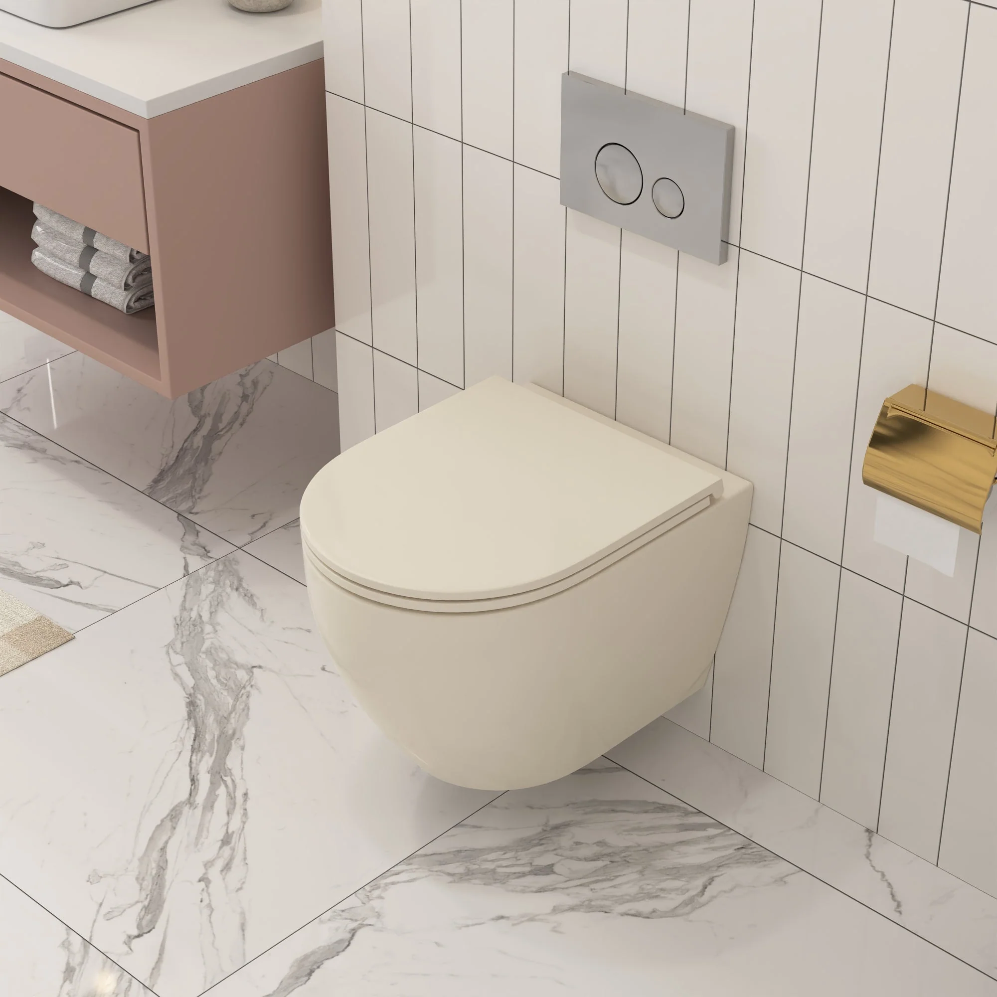 DeerValley DV-1F0070 Wall-hung Toilets Quiet Siphon Flush Quick-Release Seat - Image 27