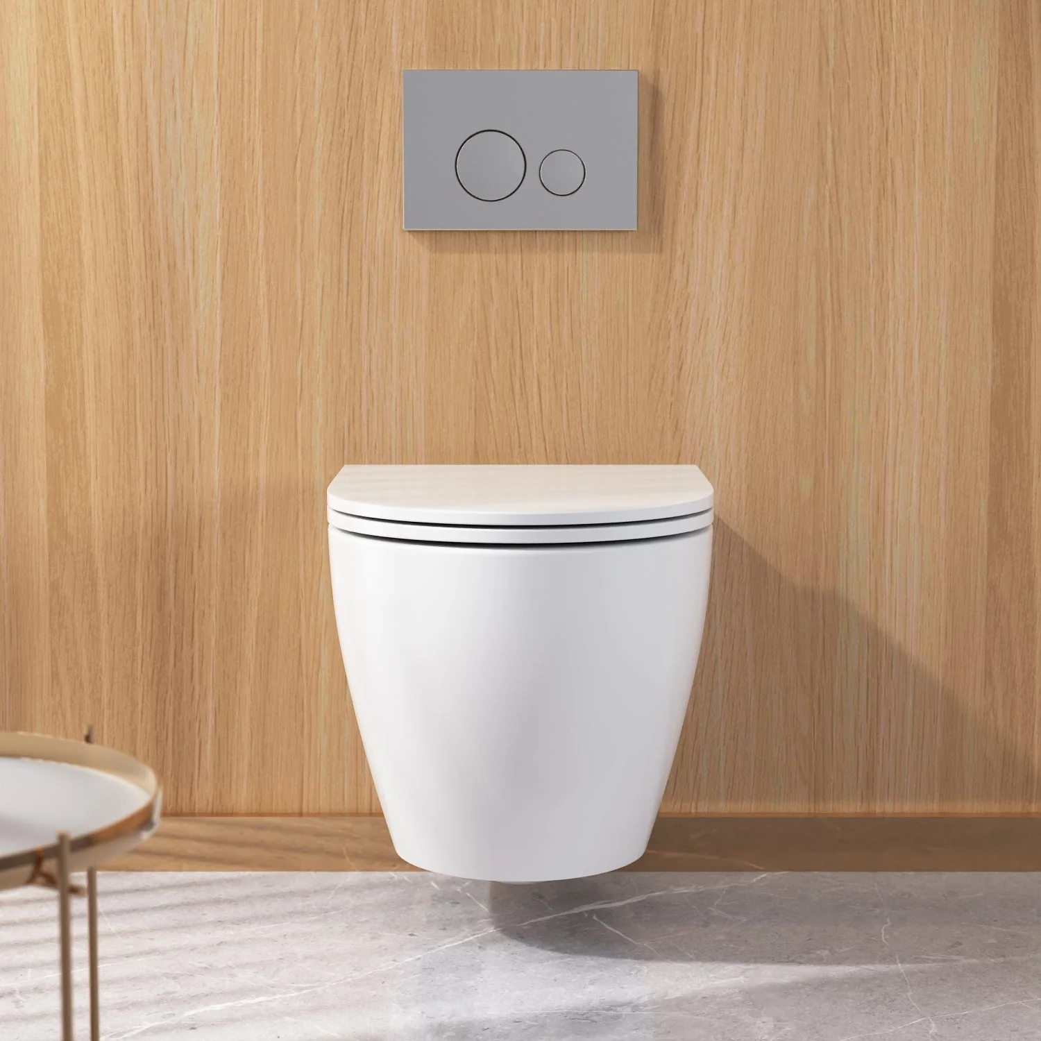 DeerValley DV-1F0070 Wall-hung Toilets Quiet Siphon Flush Quick-Release Seat - Image 3