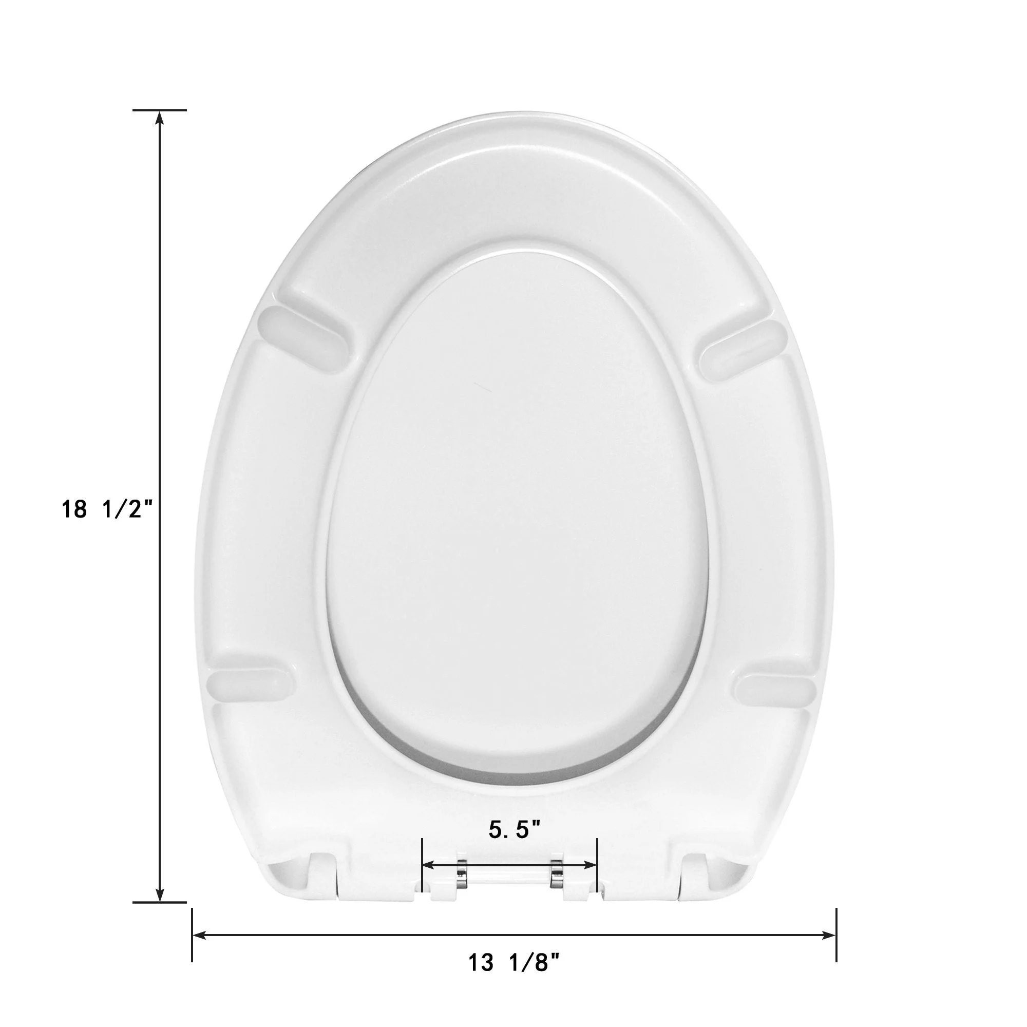 DeerValley DV-F068S21 Quick-Release Soft-Close Elongated Urea Formaldehyde Resin (UF) Toilet Seat  (Fit with DV-1F52816/DV-1F52828/DV-1F52829 ) - Image 6