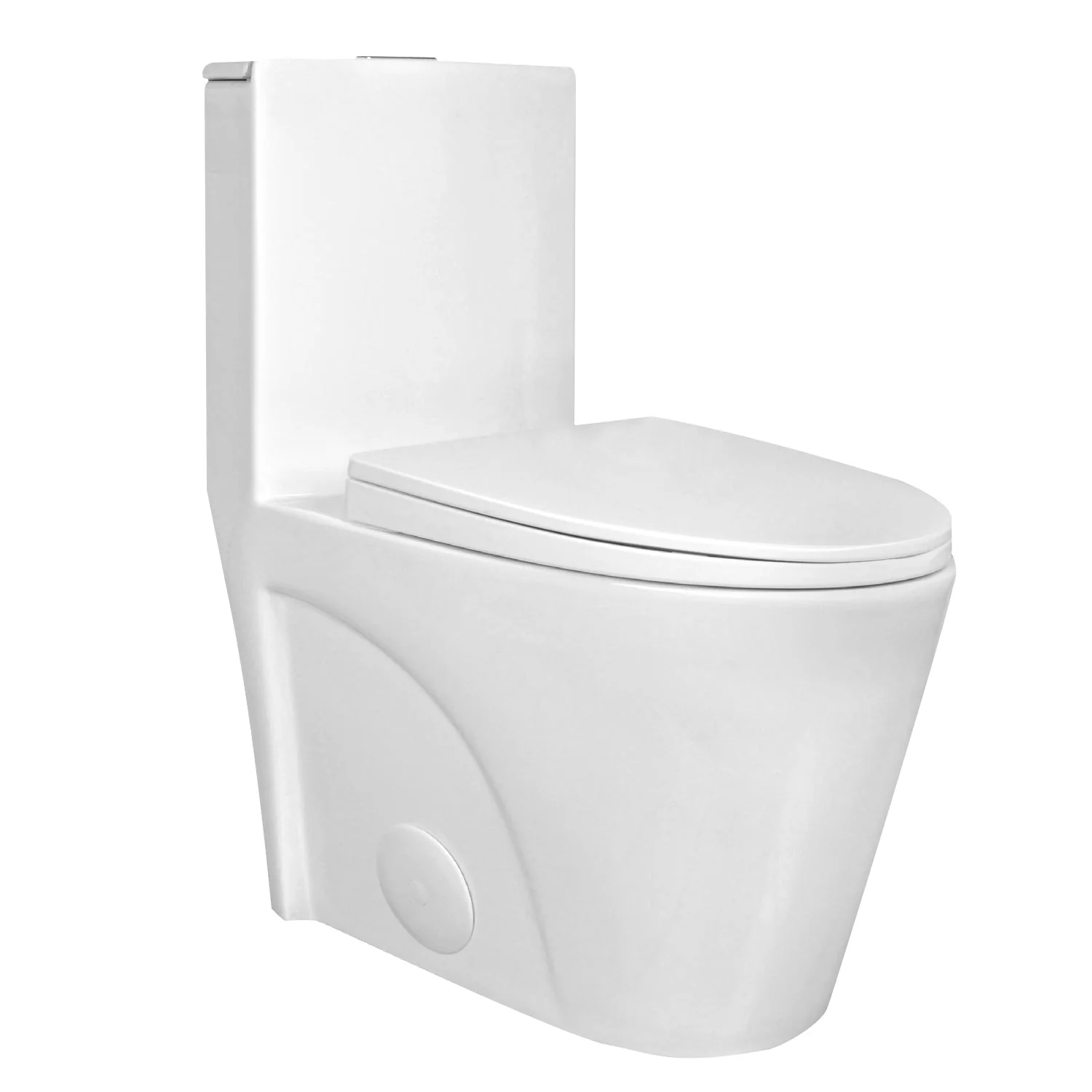 DeerValley DV-1F52102 One-piece Toilets Modern Fan Shape Seamless Comfort Dual-Flush 1.1/1.6 GPF - Image 14