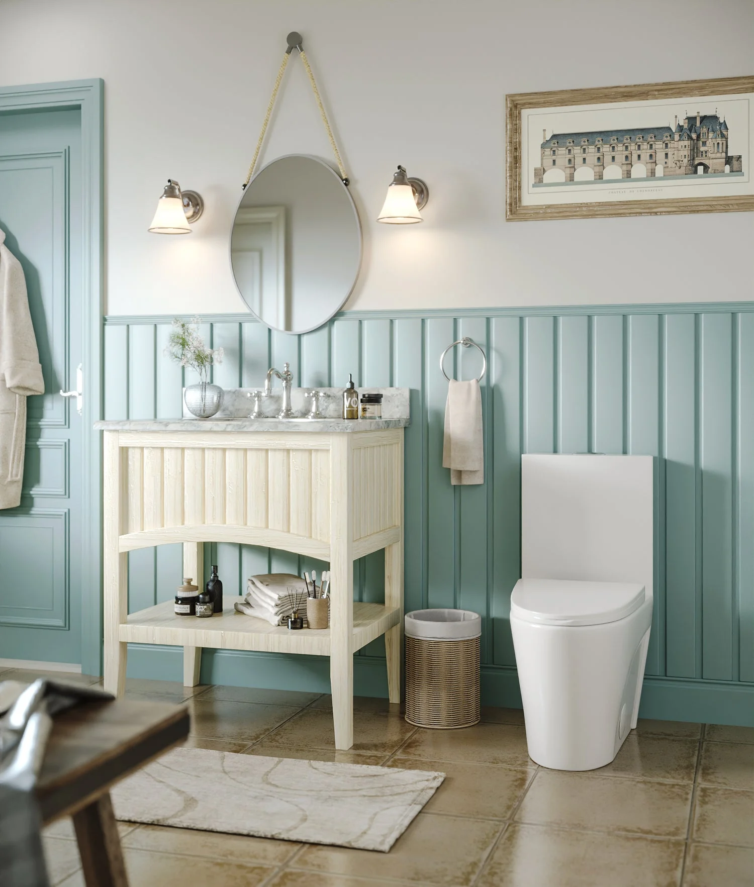 DeerValley DV-1F52102 One-piece Toilets Modern Fan Shape Seamless Comfort Dual-Flush 1.1/1.6 GPF - Image 5
