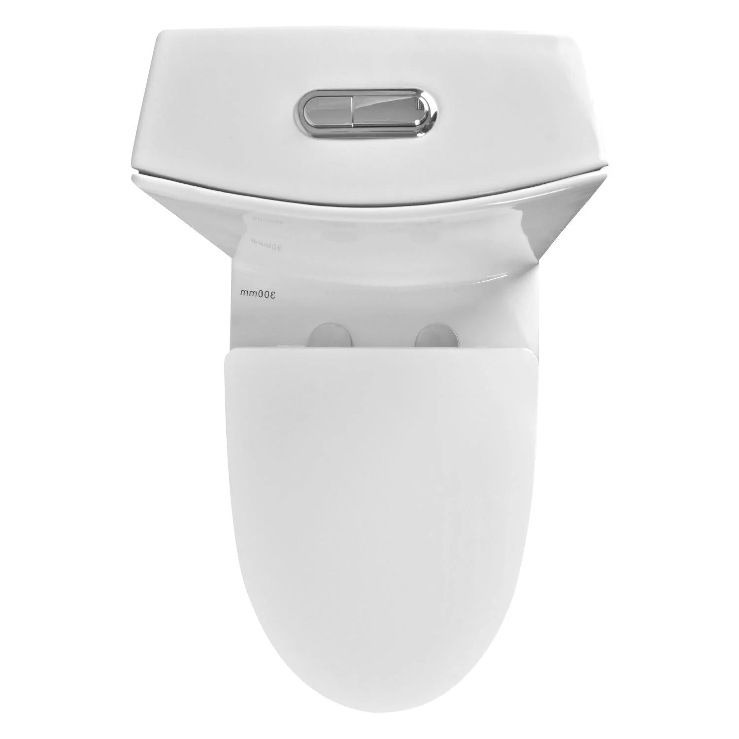 DeerValley DV-1F52102 One-piece Toilets Modern Fan Shape Seamless Comfort Dual-Flush 1.1/1.6 GPF - Image 8