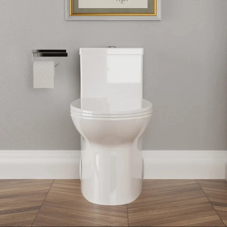 DeerValley DV-1F52508 One-Piece Toilet Dual Flush Elongated Bowl Soft-Close Seat - Image 9