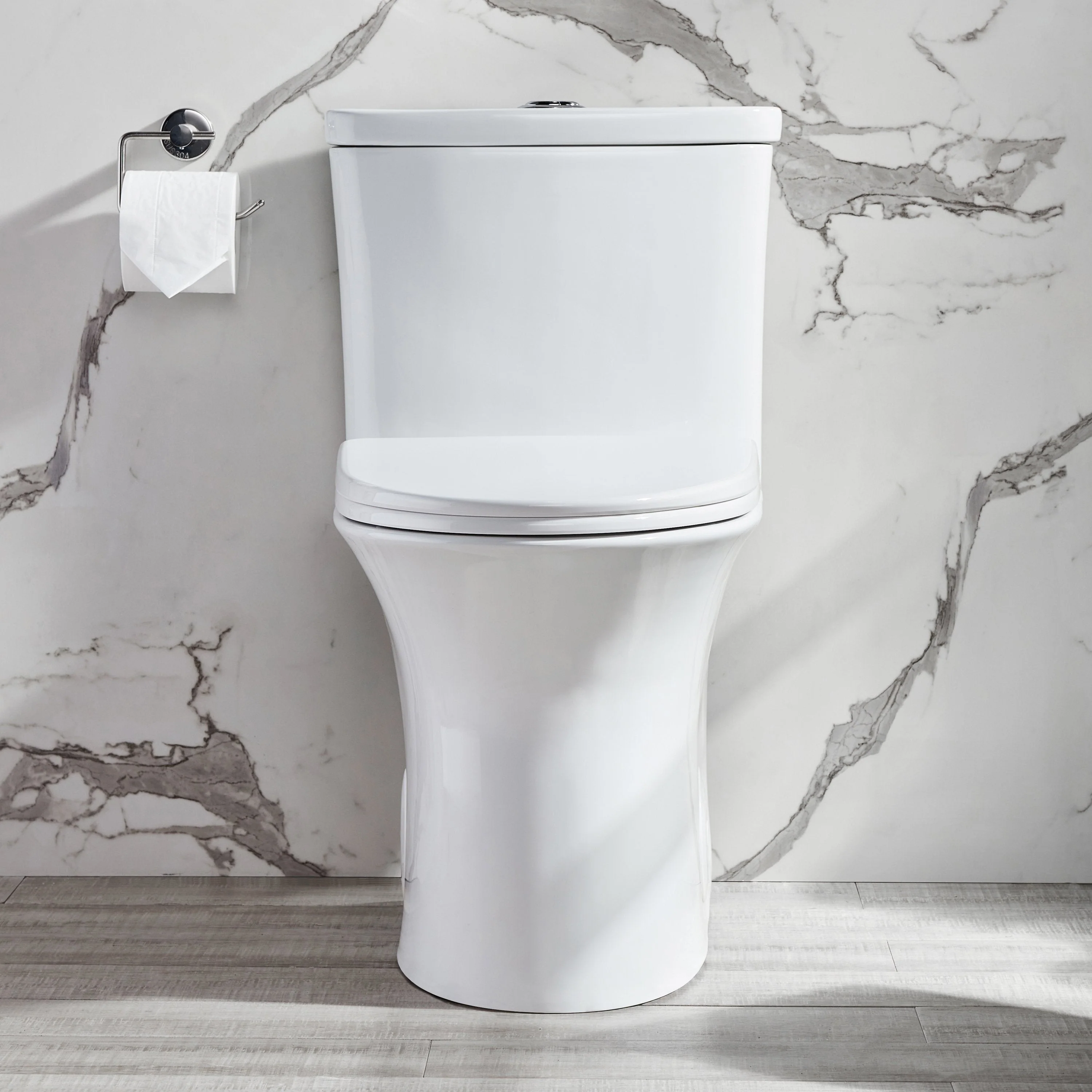HORIZON One-Piece Elongated Toilet, 12" Rough-in Dual-Flush - Image 3