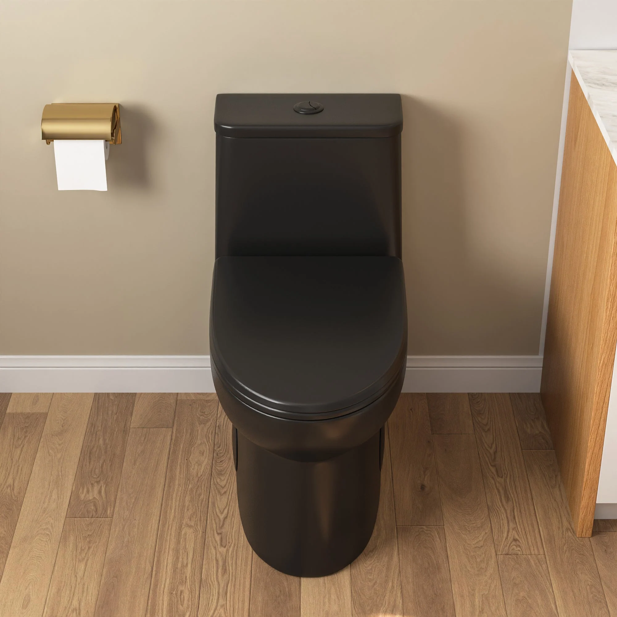 URSA One-Piece Elongated Toilet, Dual-Flush Full-Size with Multiple Colors - Image 20