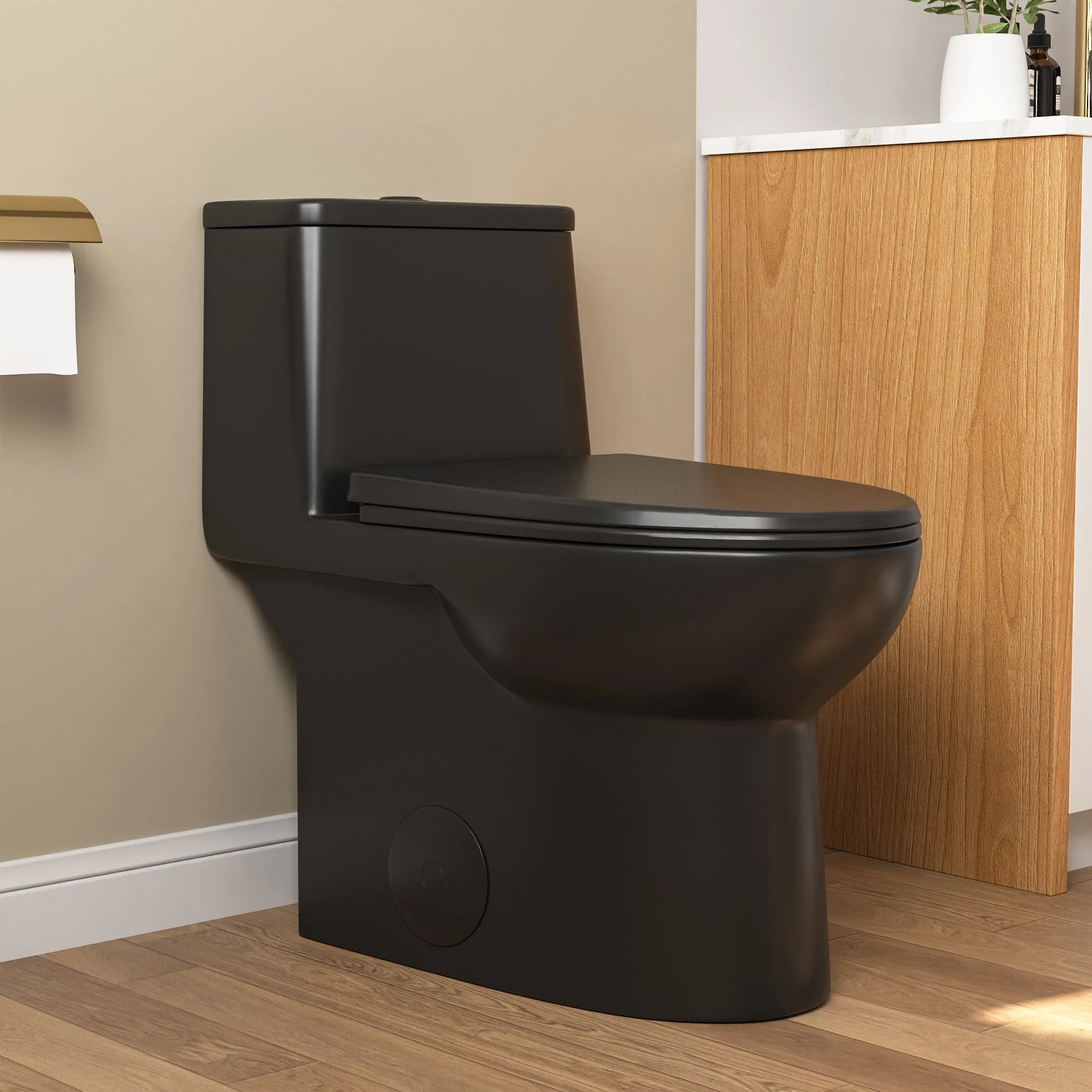 URSA One-Piece Elongated Toilet, Dual-Flush Full-Size with Multiple Colors - Image 21