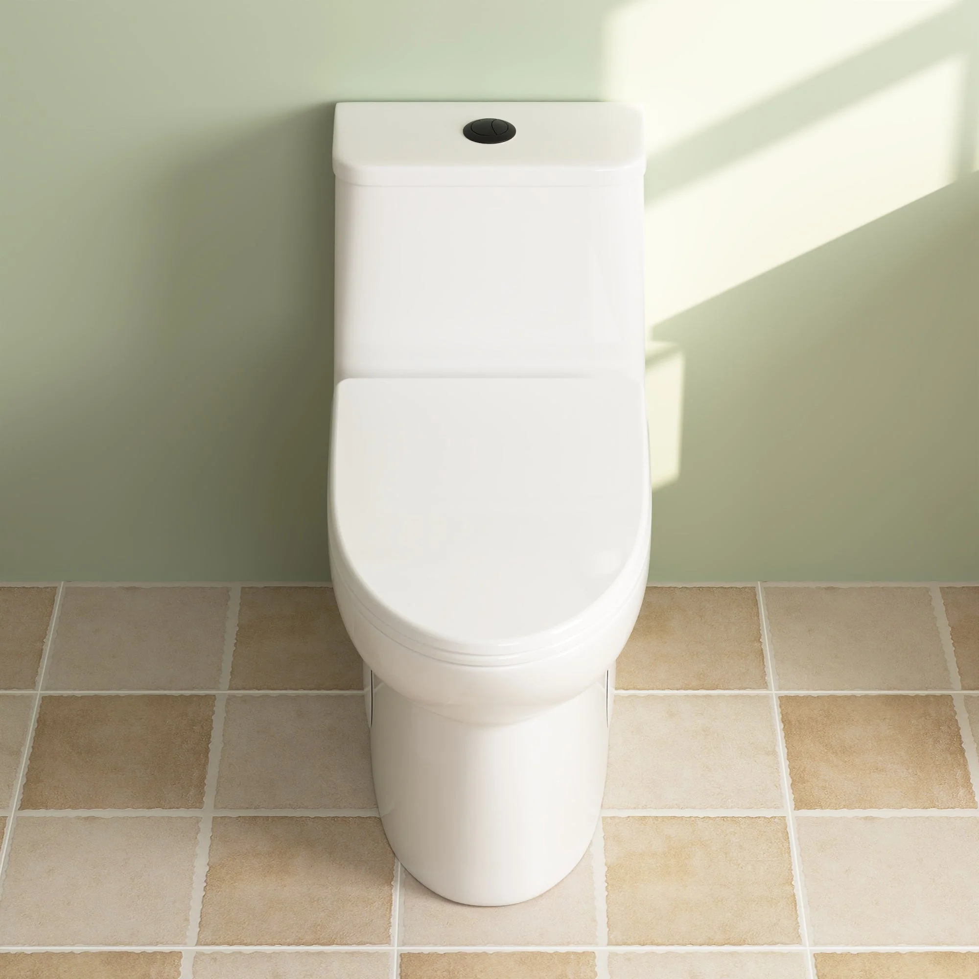 URSA One-Piece Elongated Toilet, Dual-Flush Full-Size with Multiple Colors - Image 30