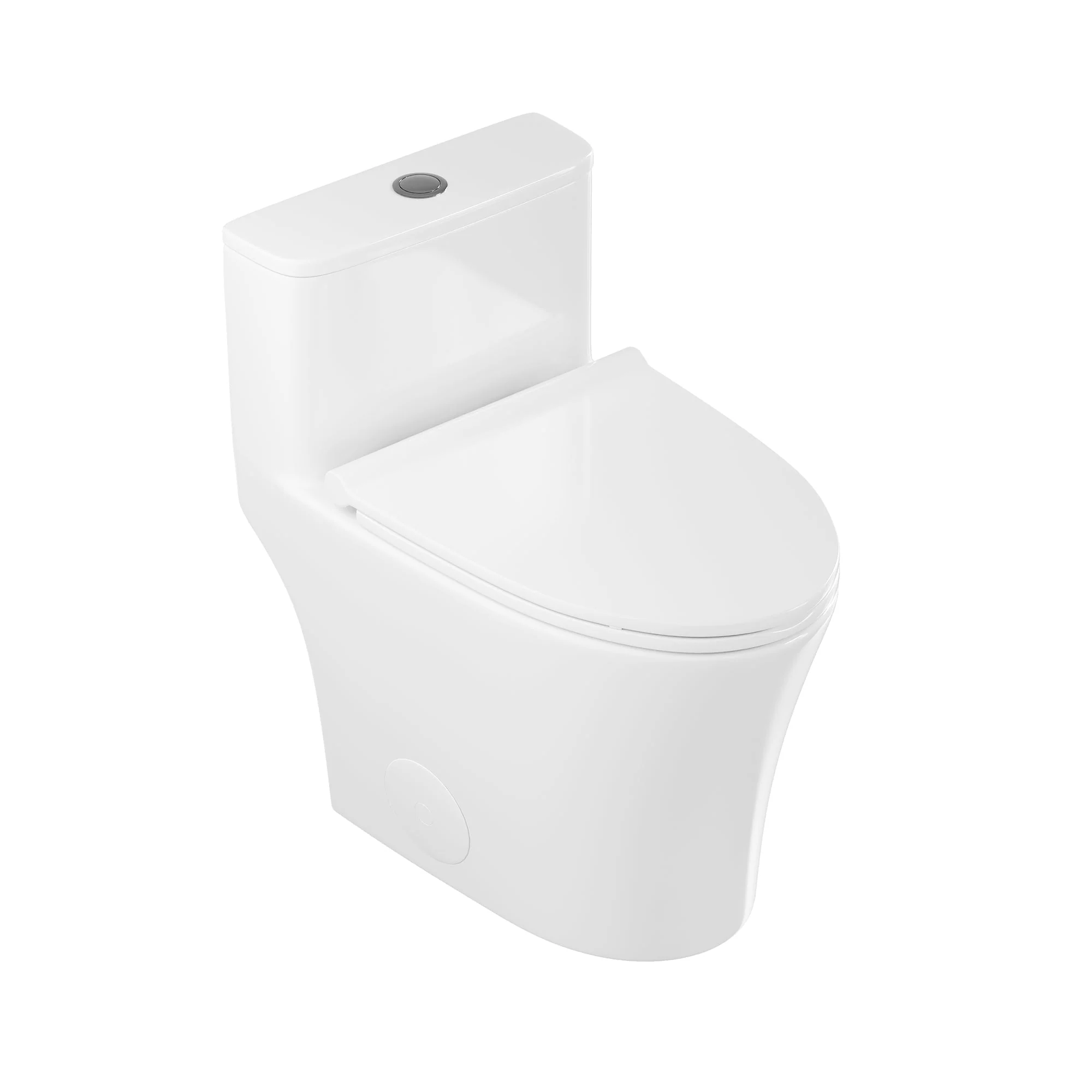 DeerValley DV-1F52807 One-piece Toilets Wider Seat Space-Saving Quiet Easy-Clean 1.28 GPF - Image 6