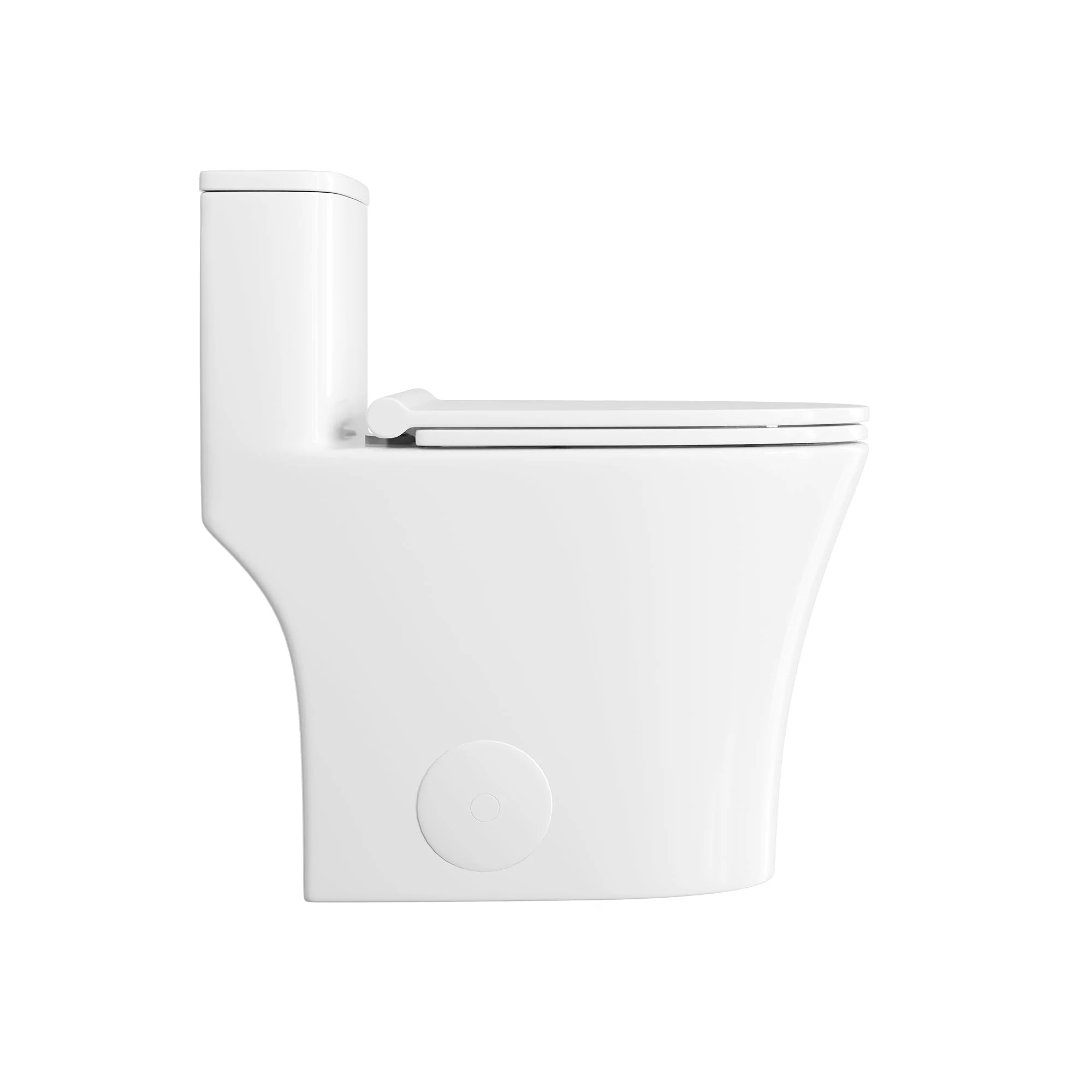 DeerValley DV-1F52807 One-piece Toilets Wider Seat Space-Saving Quiet Easy-Clean 1.28 GPF - Image 8