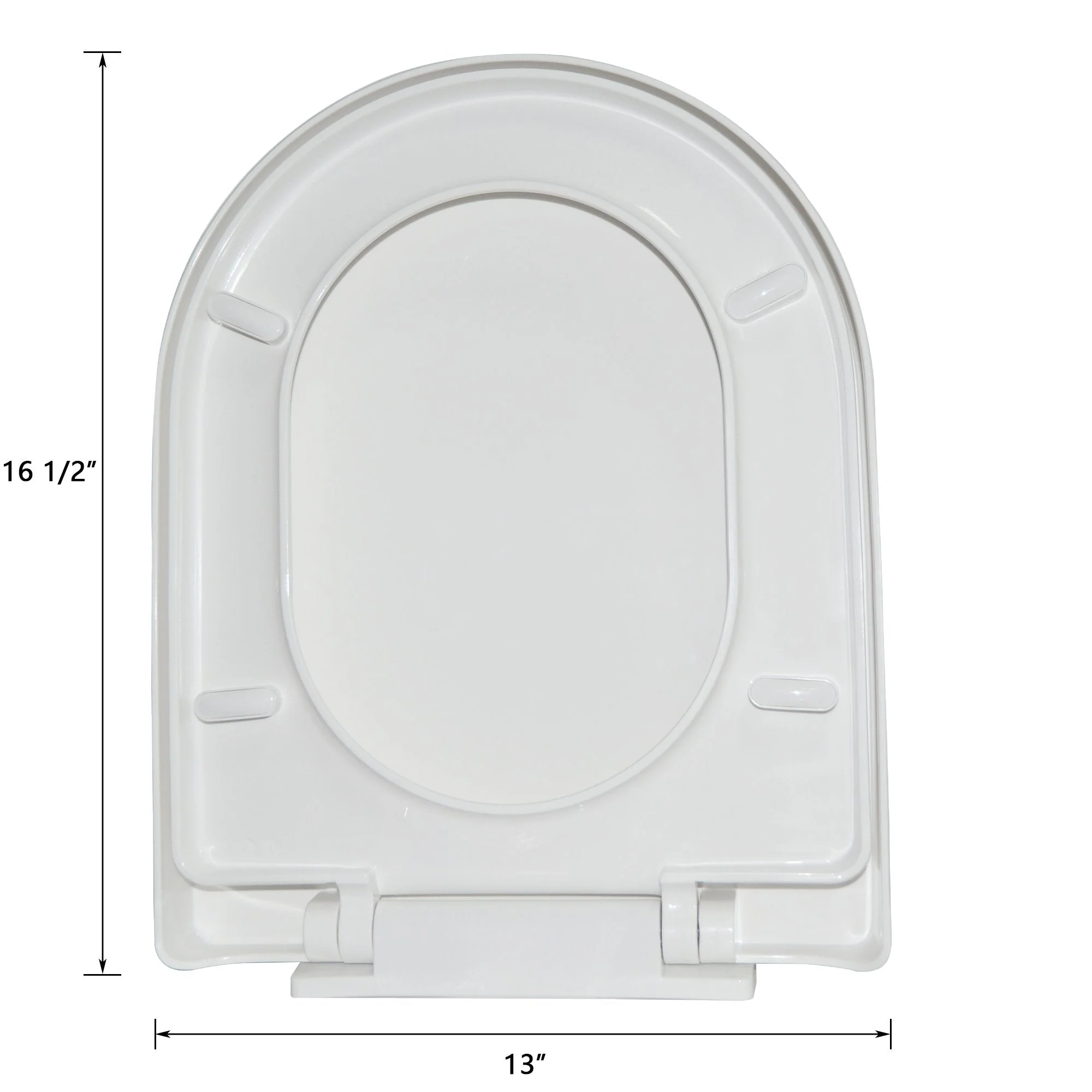 DeerValley DV-F812S11 Quite-Close Quick-Release Easy to Install Plastic Polypropylene Toilet Seat (Fit with DV-1F52812/ DV-1F52813) - Image 4