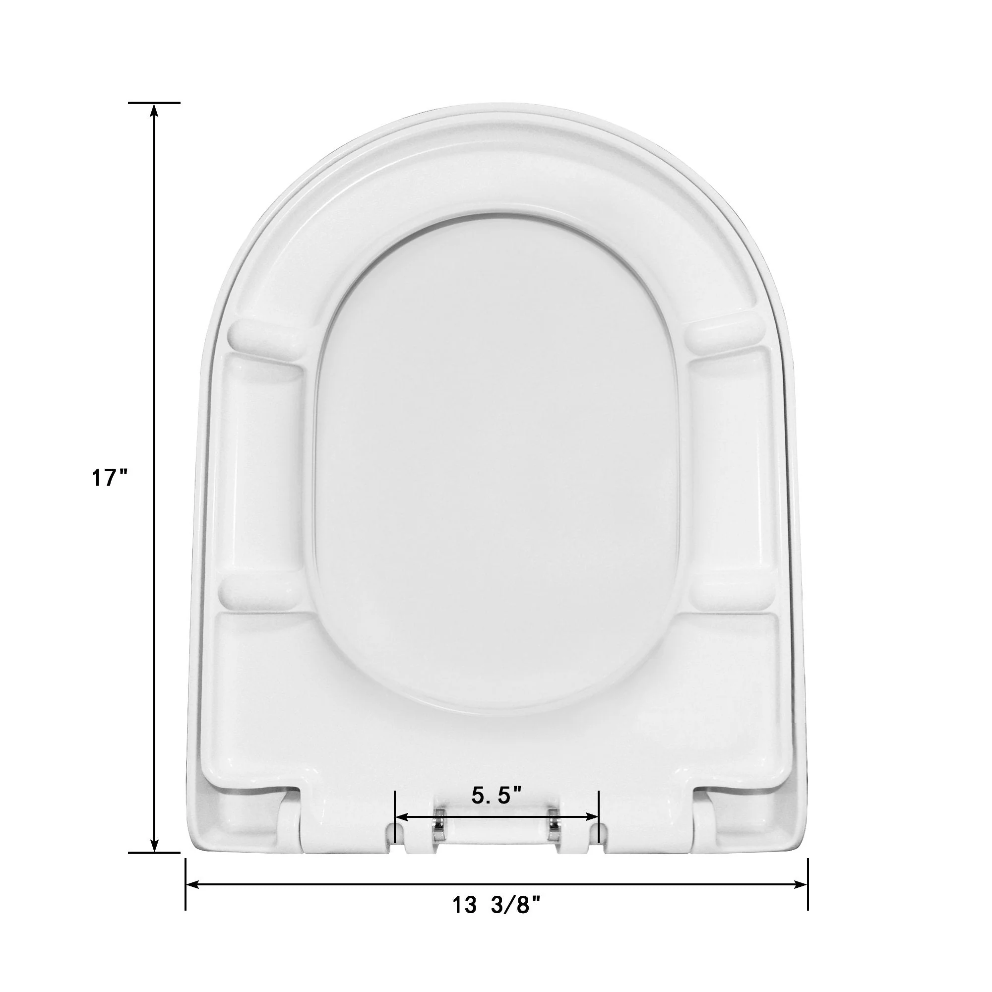 DeerValley DV-F812S21 Quite-Close Quick-Release Urea Formaldehyde Resin (UF) Toilet Seat (Fit with DV-1F52812/ DV-1F52813) - Image 7