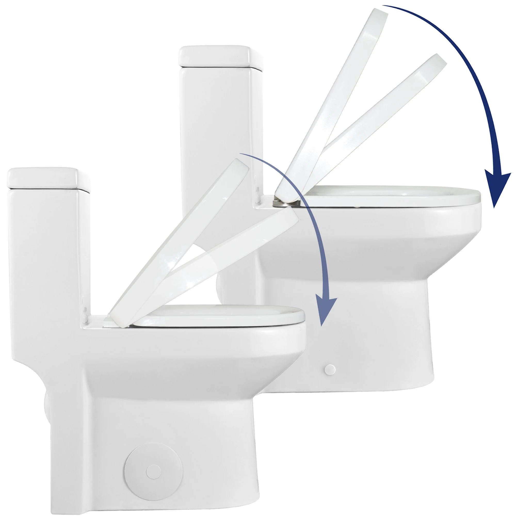 DeerValley DV-F812S21 Quite-Close Quick-Release Urea Formaldehyde Resin (UF) Toilet Seat (Fit with DV-1F52812/ DV-1F52813) - Image 9