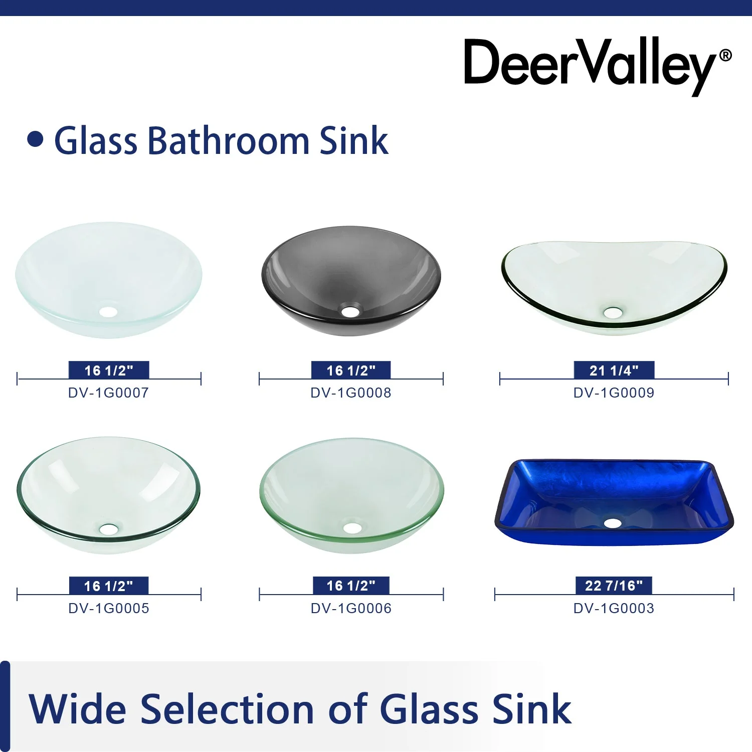 SYMMETRY 16.5" Round Vessel Bathroom Sink, Tempered Glass - Image 11