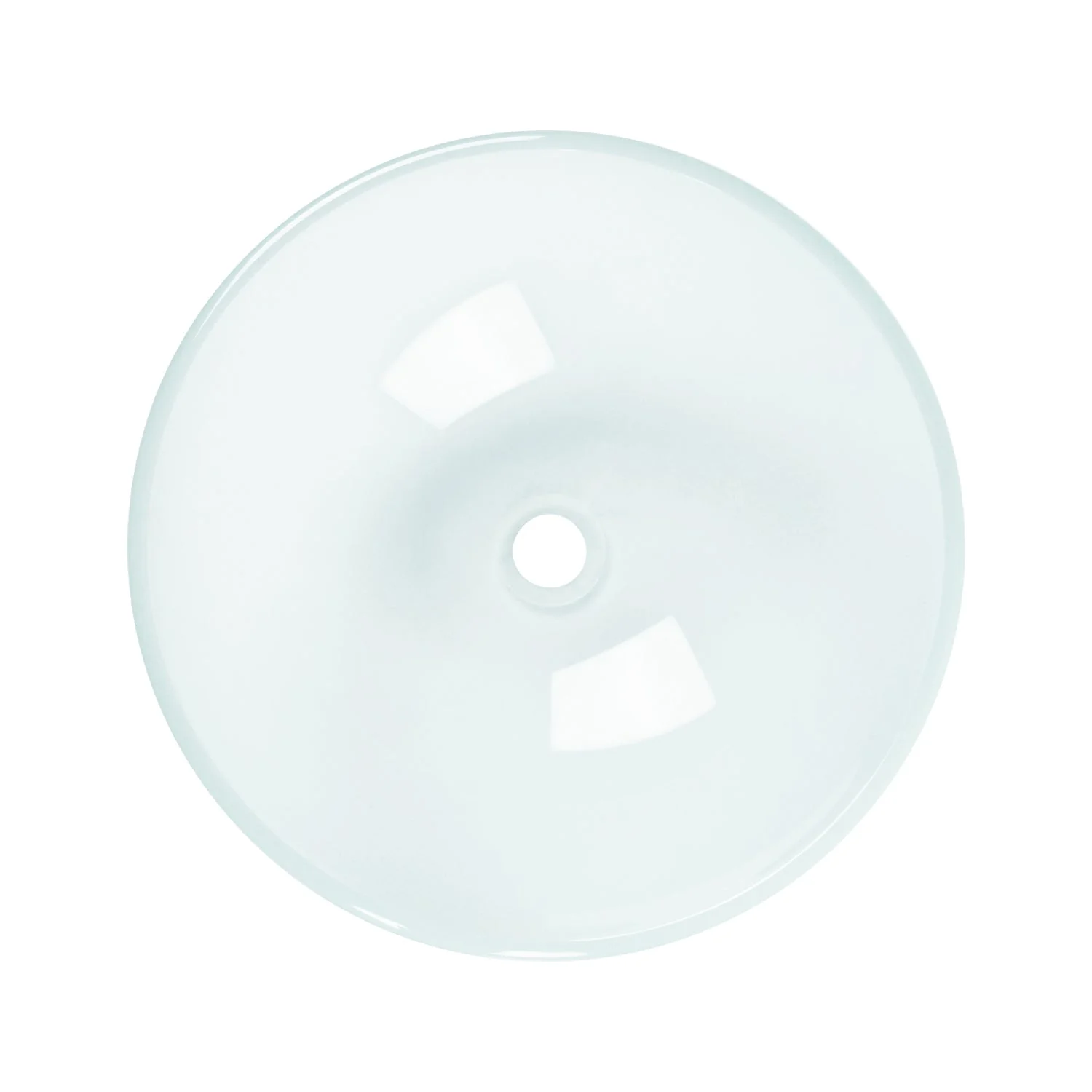 SYMMETRY 16.5" Round Vessel Bathroom Sink, Tempered Glass - Image 6