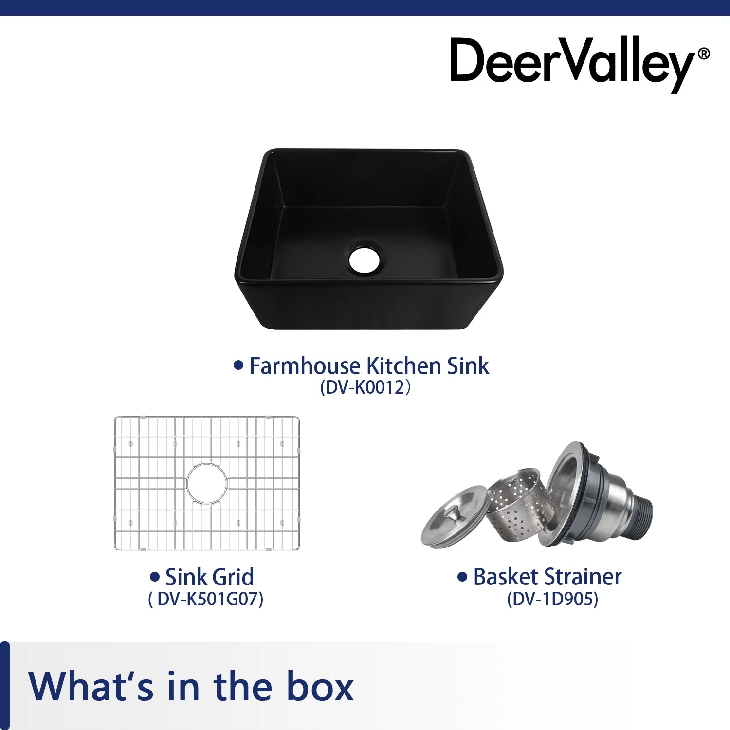 DeerValley DV-1K0012 Farmhouse Kitchen Sink – High Gloss Scratch-Resist Drop-In - Image 12