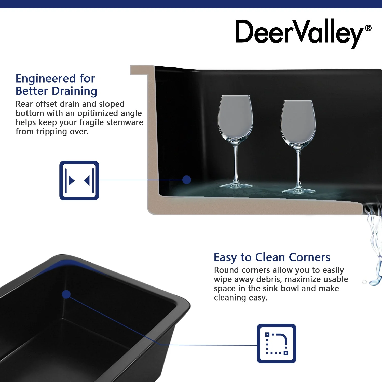 GLEN 31.89" L x 19.09" W  Rectangle Undermount Kitchen Sink, Easy-Cleaning - Image 22