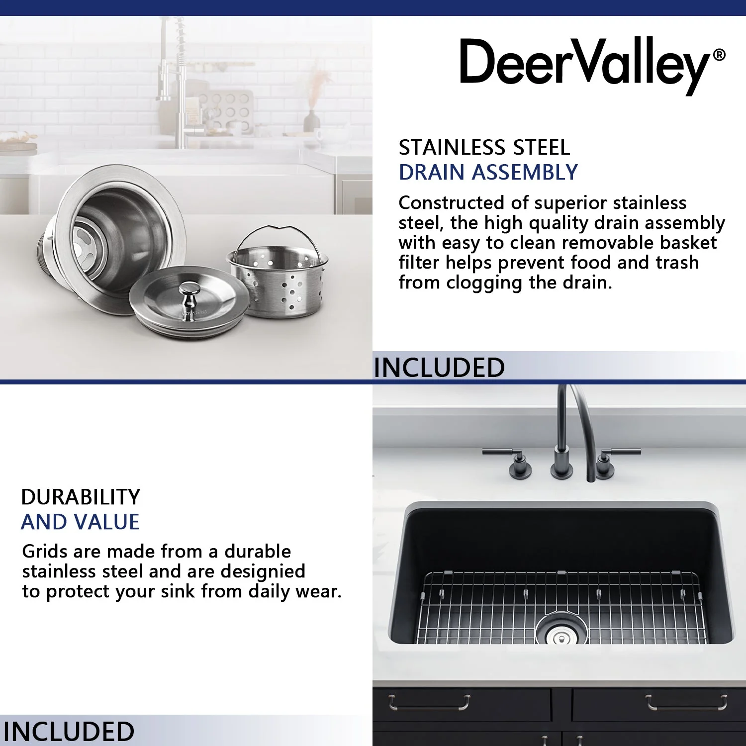 GLEN 31.89" L x 19.09" W  Rectangle Undermount Kitchen Sink, Easy-Cleaning - Image 27