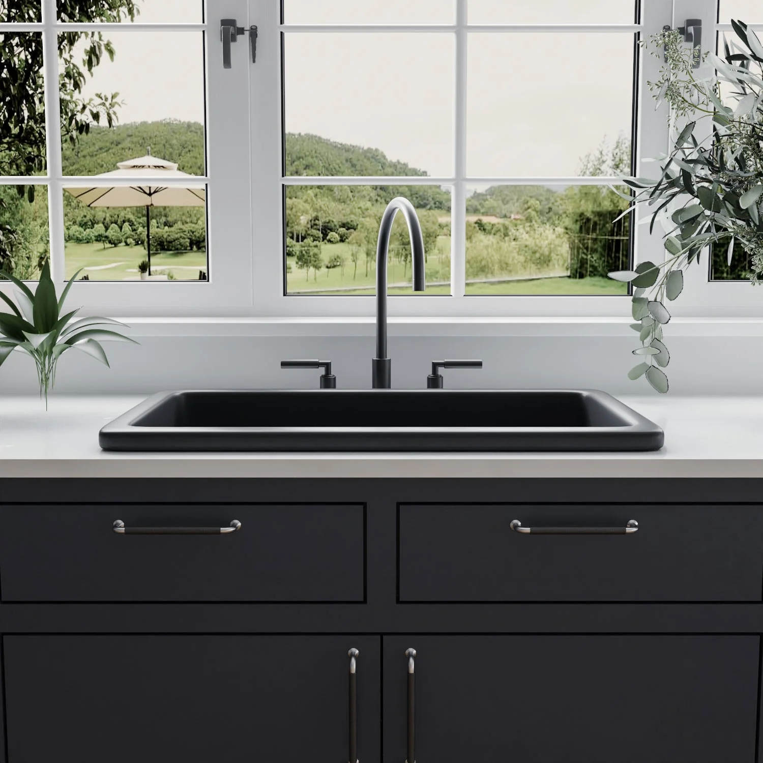 GLEN 31.89" L x 19.09" W  Rectangle Undermount Kitchen Sink, Easy-Cleaning - Image 3