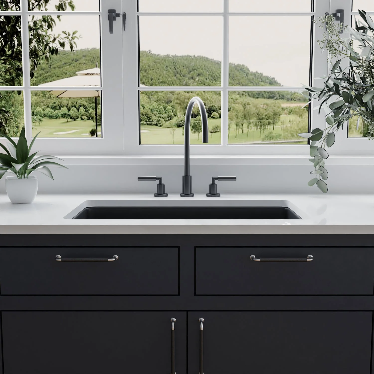 GLEN 31.89" L x 19.09" W  Rectangle Undermount Kitchen Sink, Easy-Cleaning - Image 5