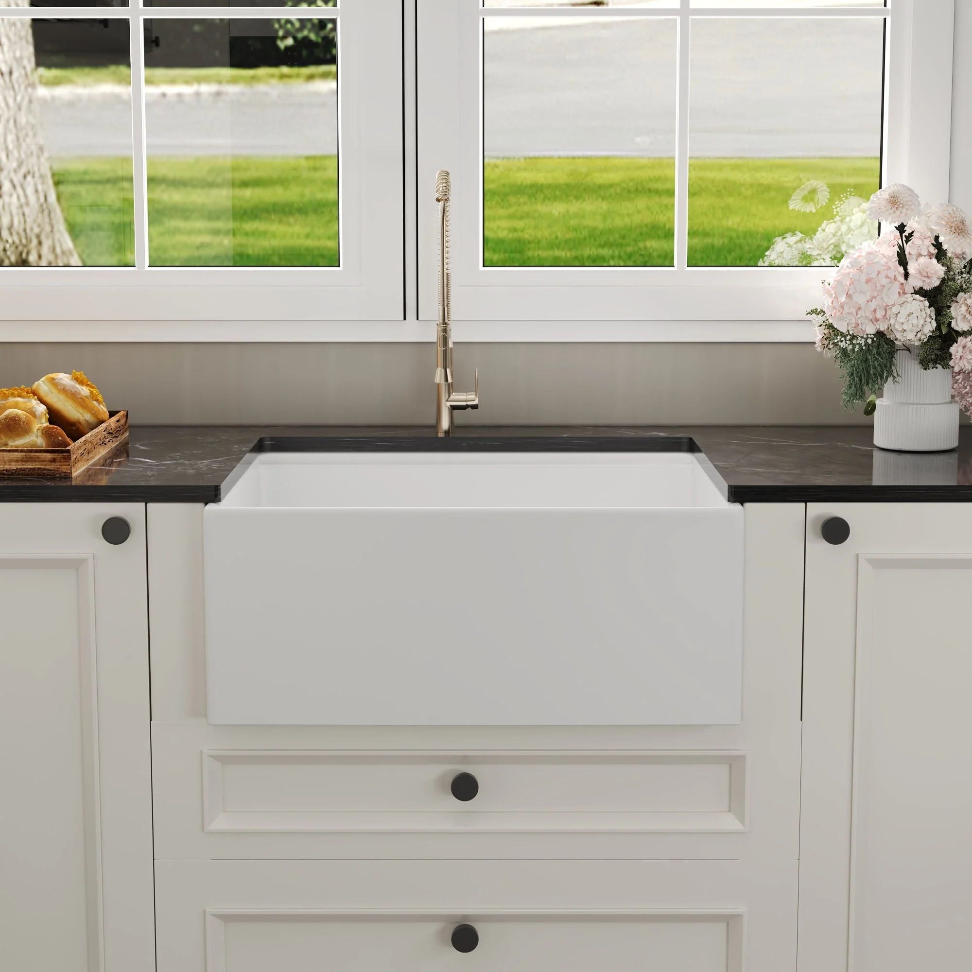 DeerValley DV-1K0067 Workstation Kitchen Sink Clutter-Free Prep with Sliding Ledge - Image 29