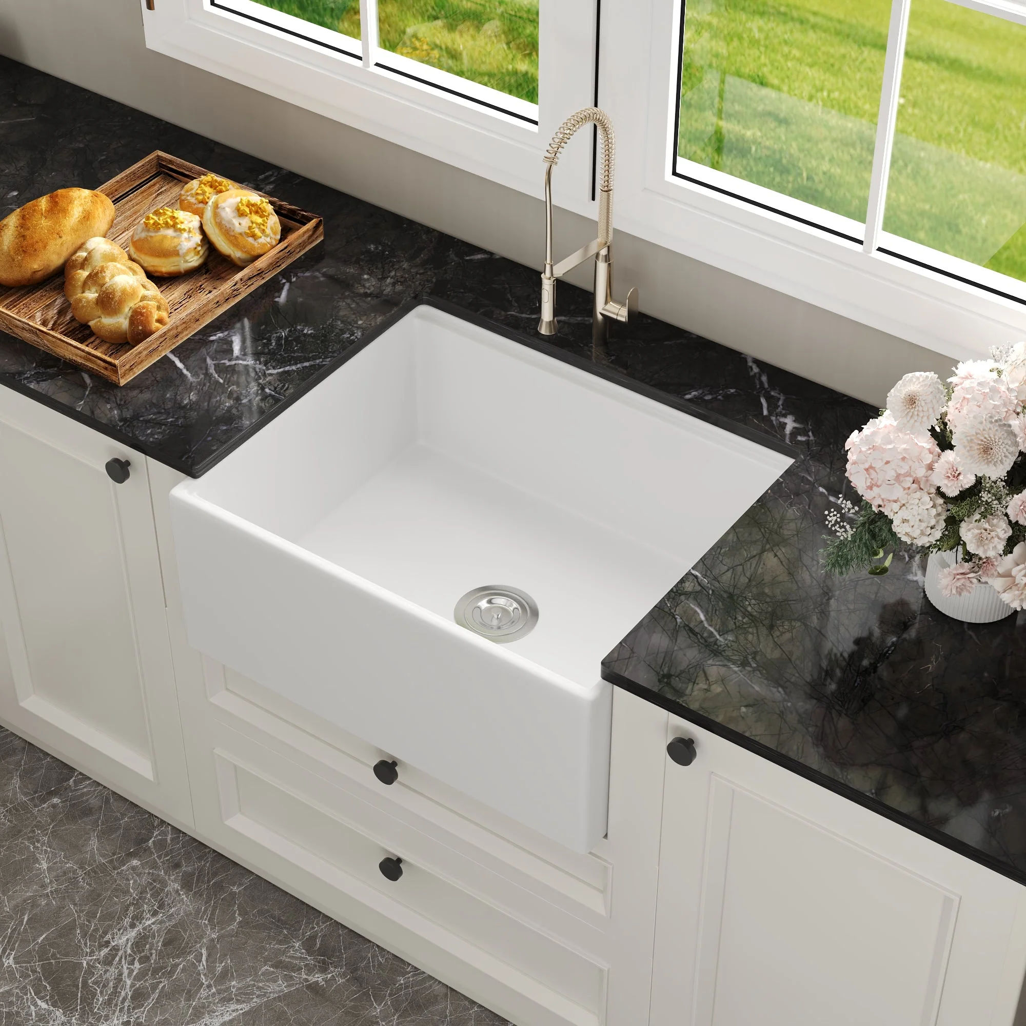 DeerValley DV-1K0067 Workstation Kitchen Sink Clutter-Free Prep with Sliding Ledge - Image 31