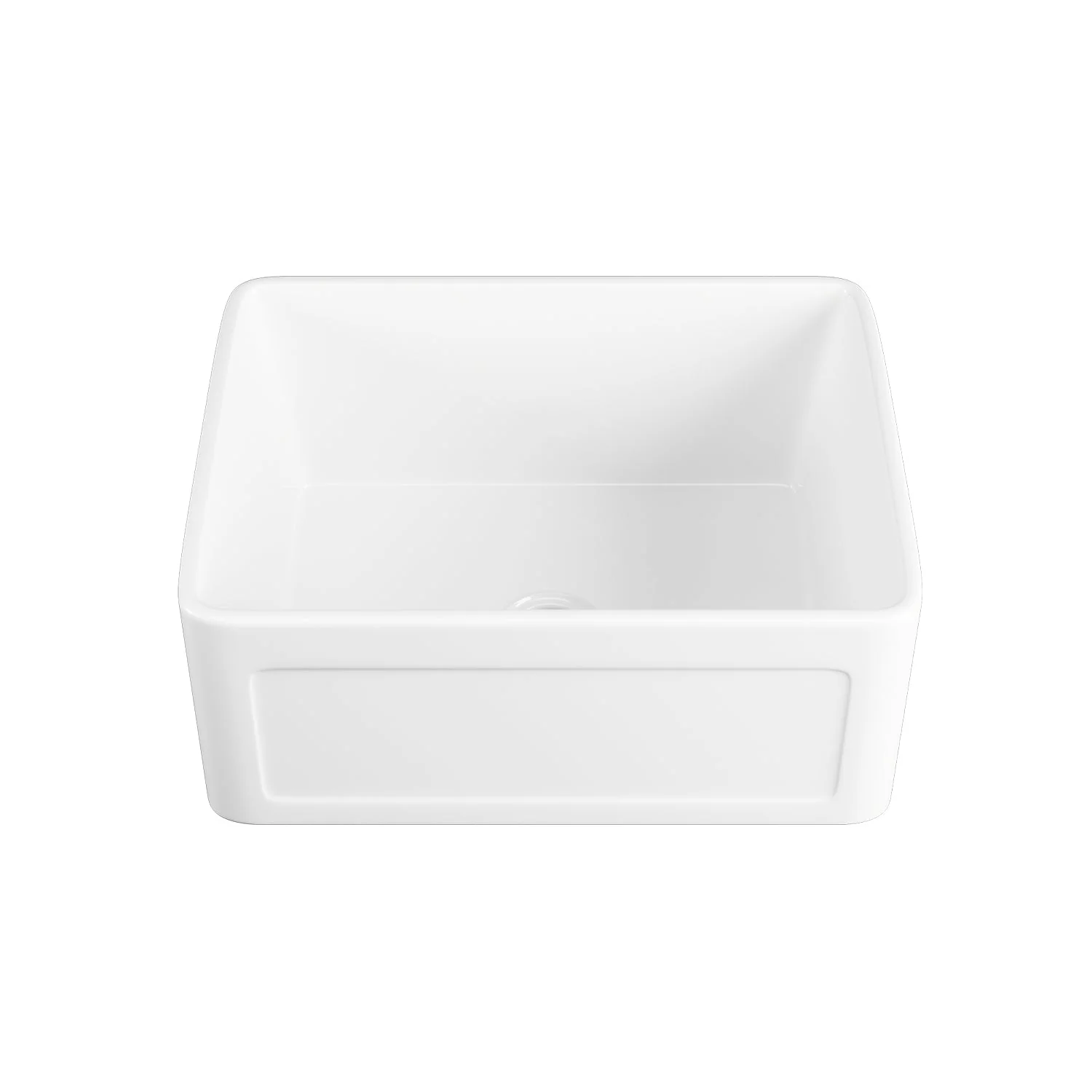 DeerValley DV-1K022 Farmhouse Kitchen Sinks 9" Deep Bowl Splash-Proof 3.5" Drain Compact - Image 13