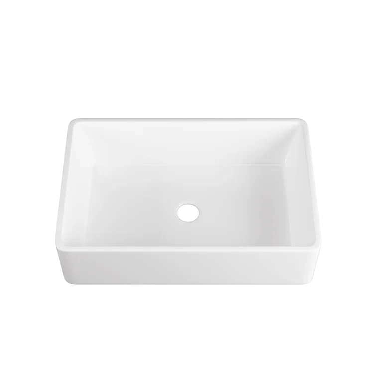DeerValley DV-1K119 Farmhouse Kitchen Sinks Solid Cast Deep Bowl with Grid - Image 16