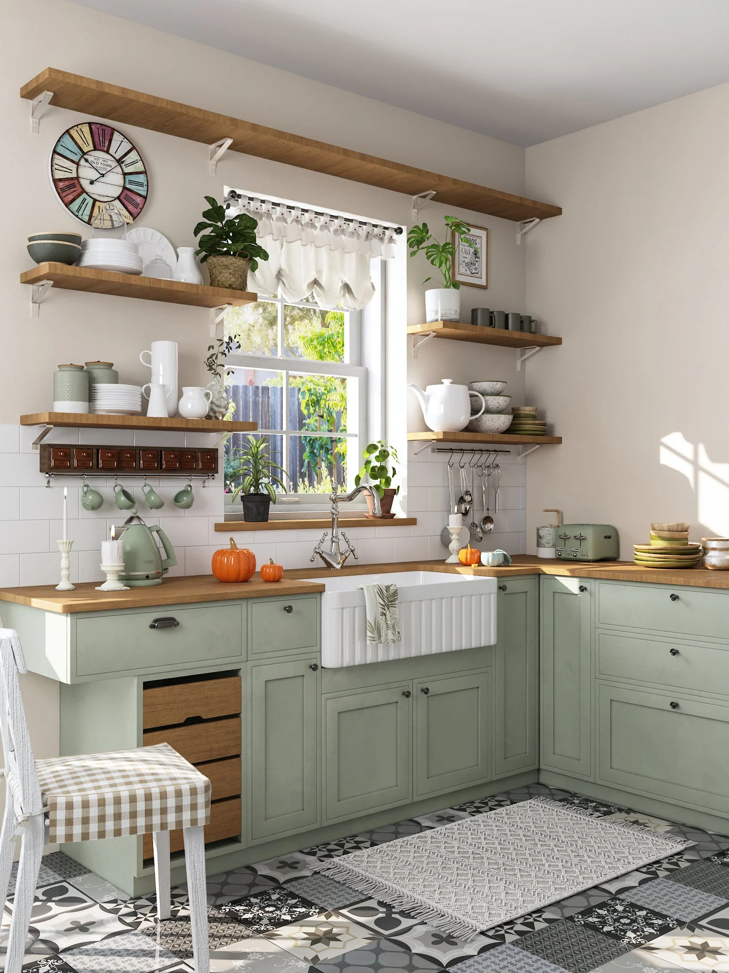 DeerValley DV-1K502 Farmhouse Kitchen Sink Deep Spacious Bowl Heat-Resistant Fireclay - Image 12